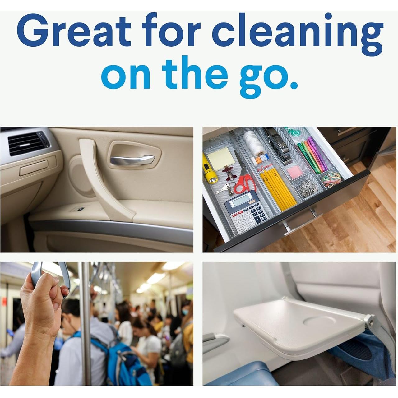 Toallitas desinfectantes Clorox 75 unidades limón crujiente