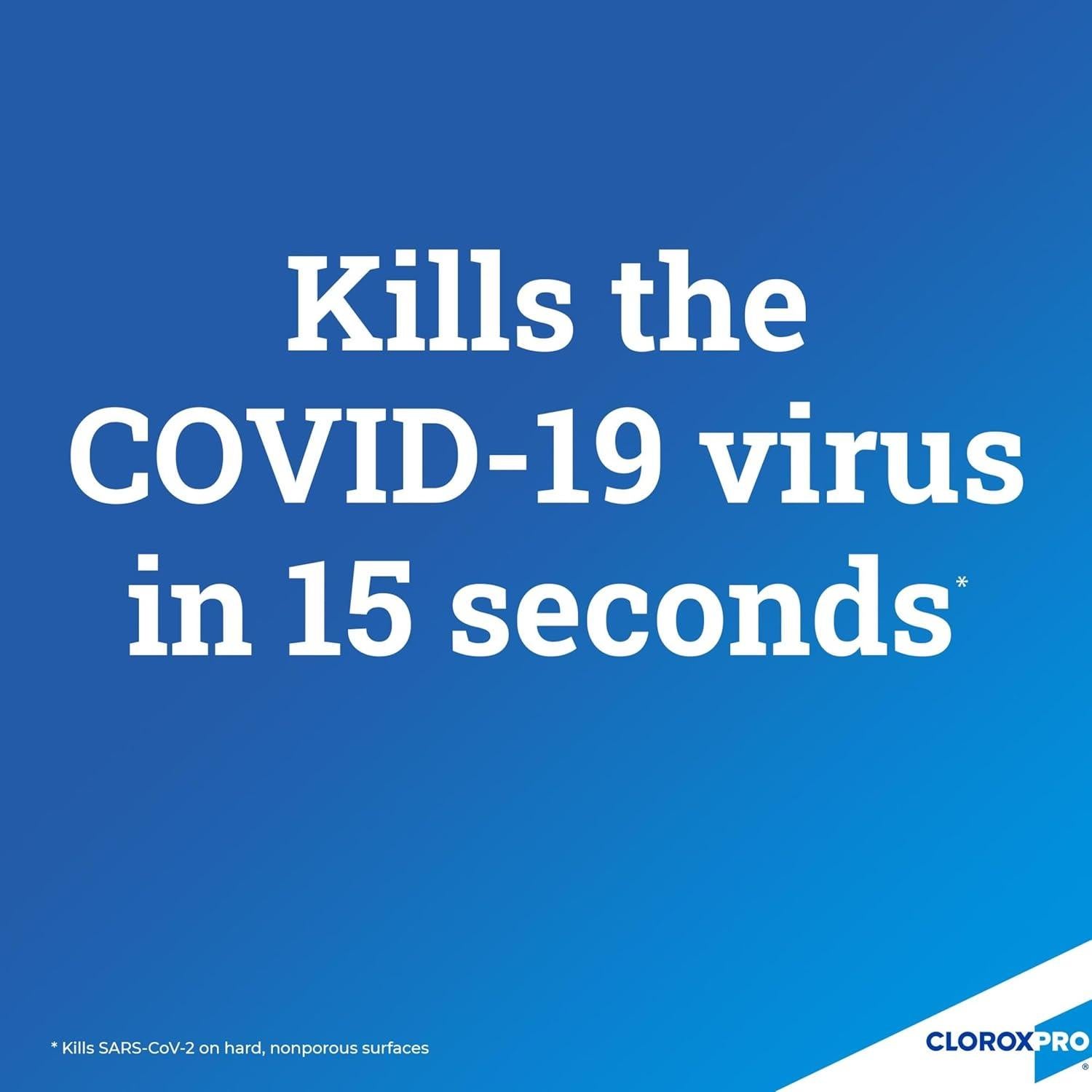 Toallitas Desinfectantes CloroxPro, Sin Blanqueador, 70 Unidades