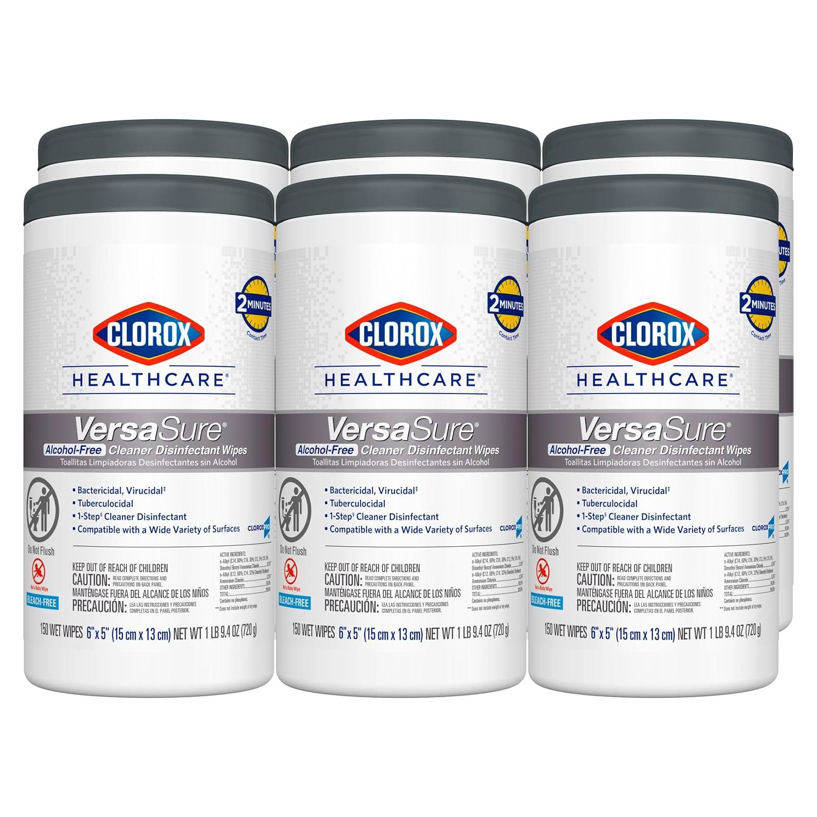 Toallitas Desinfectantes Clorox Healthcare VersaSure 150 Unidades