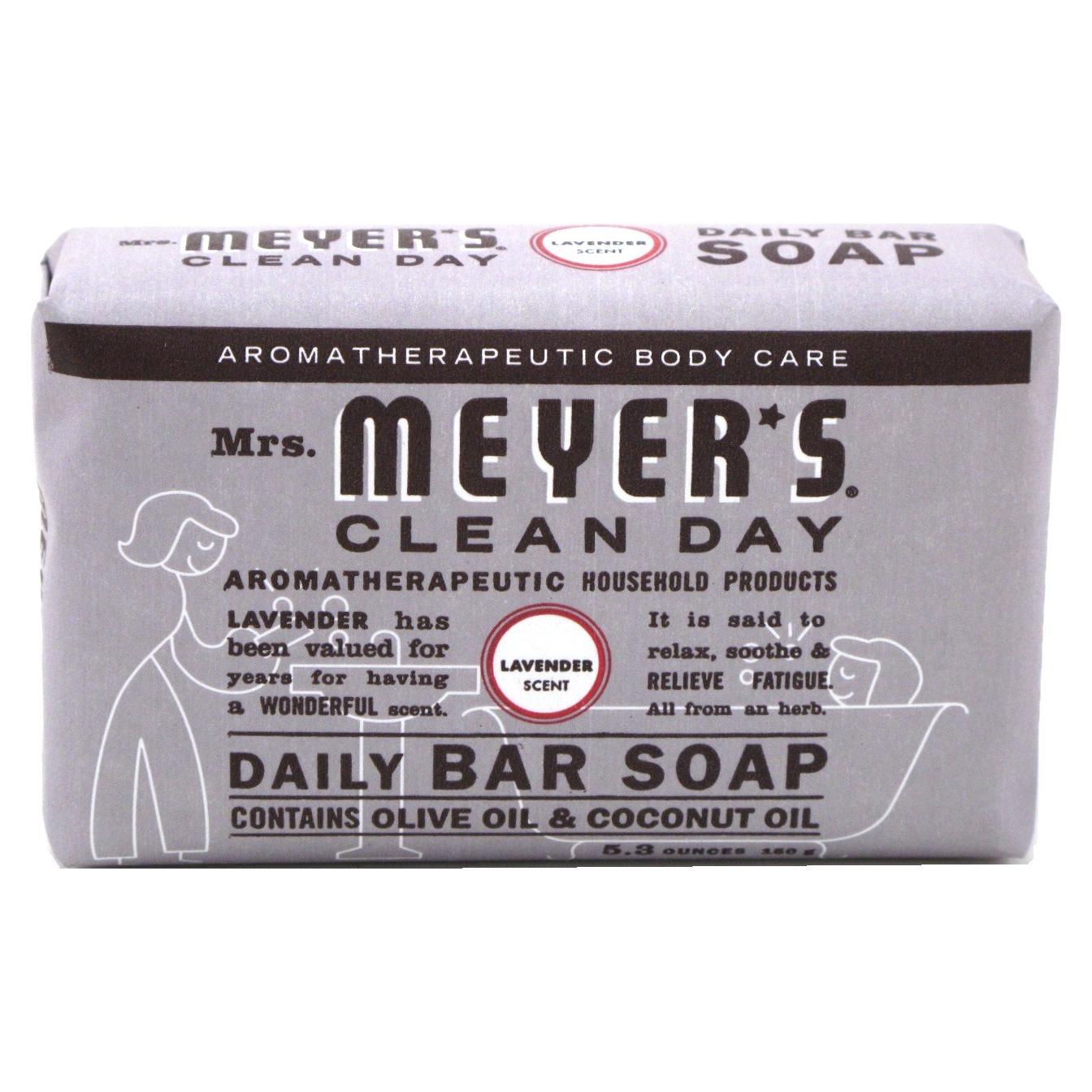 Jabón en Barra Mrs Meyers Lavanda 150g - 2 Paquetes