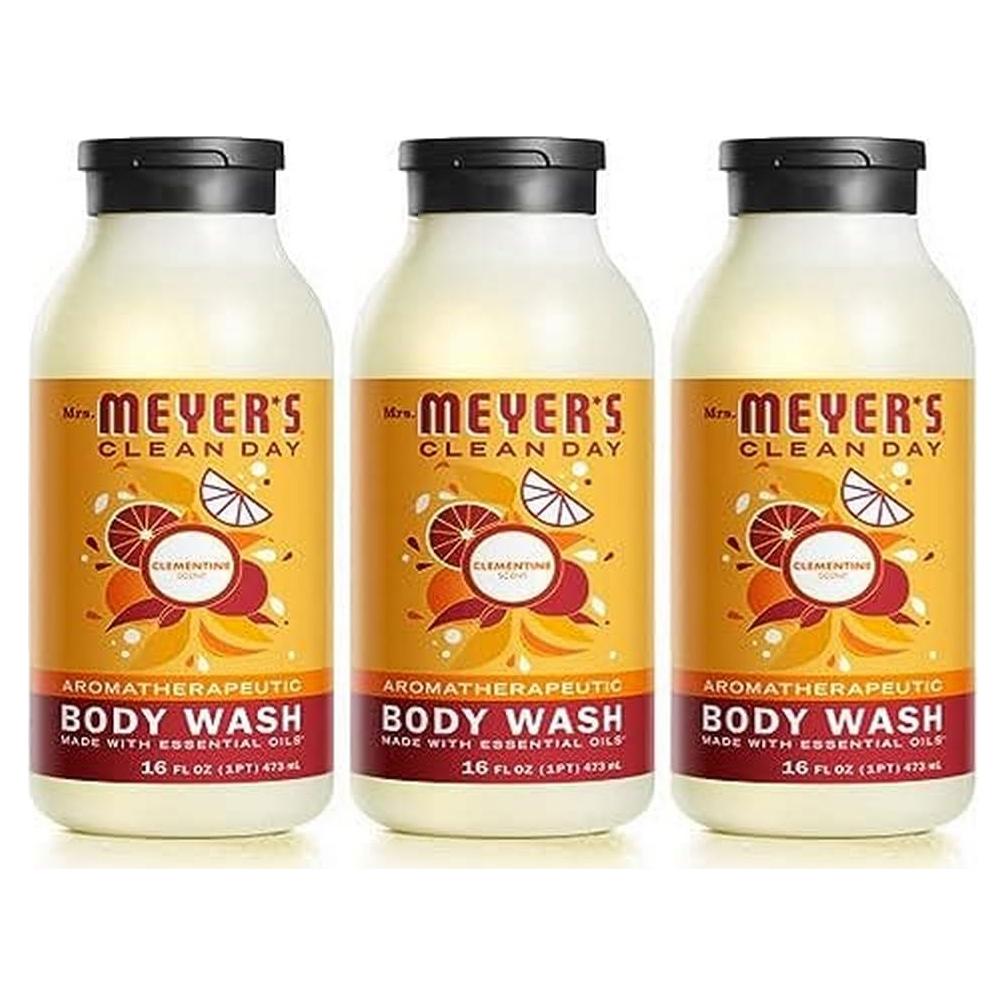 Gel de Ducha Hidratante Mrs. Meyer's Clementina 3x453g