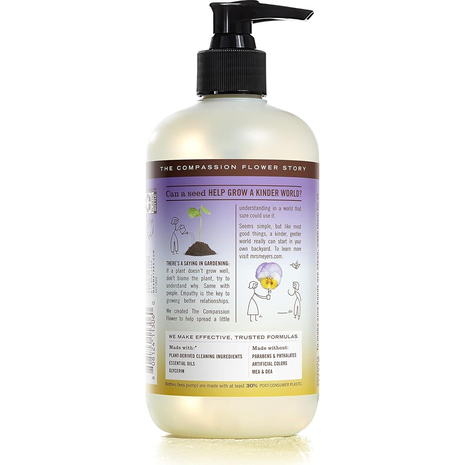 Jabón de Manos Mrs. Meyer's Clean Day Flor de Compasión 369.5 ml