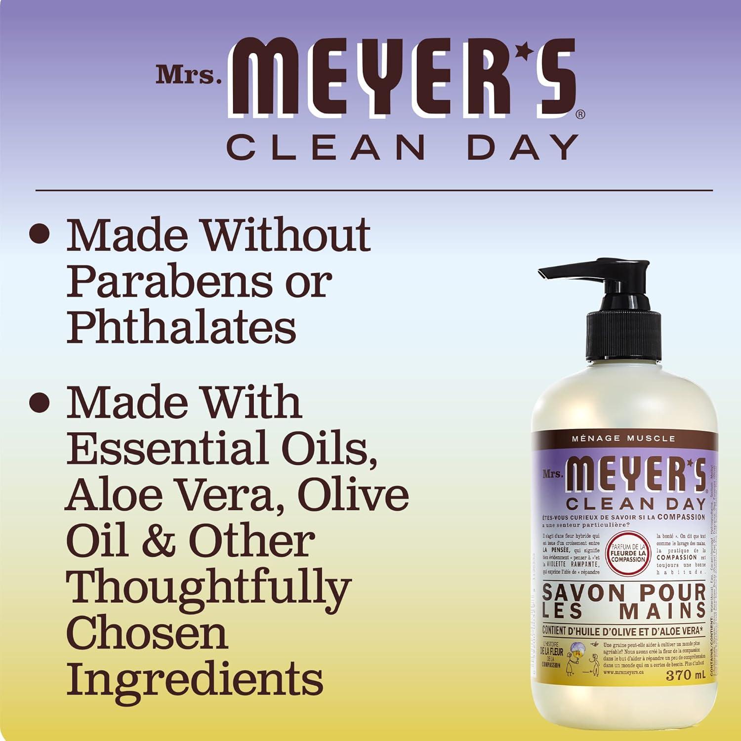 Jabón de Manos Mrs. Meyer's Clean Day Flor de Compasión 369.5 ml