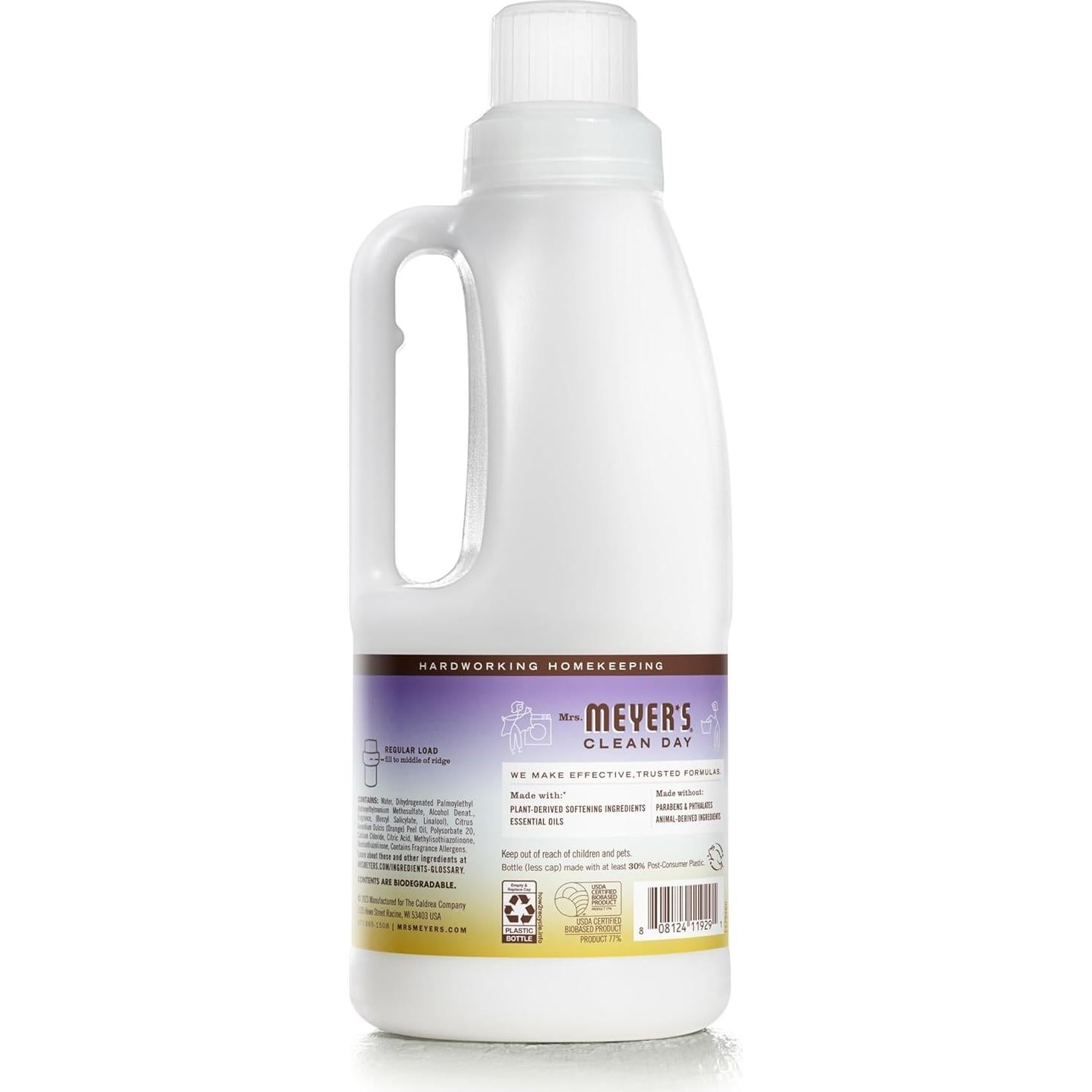 Suavizante de Telas Mrs. Meyer's 946 ml Flor de Compasión