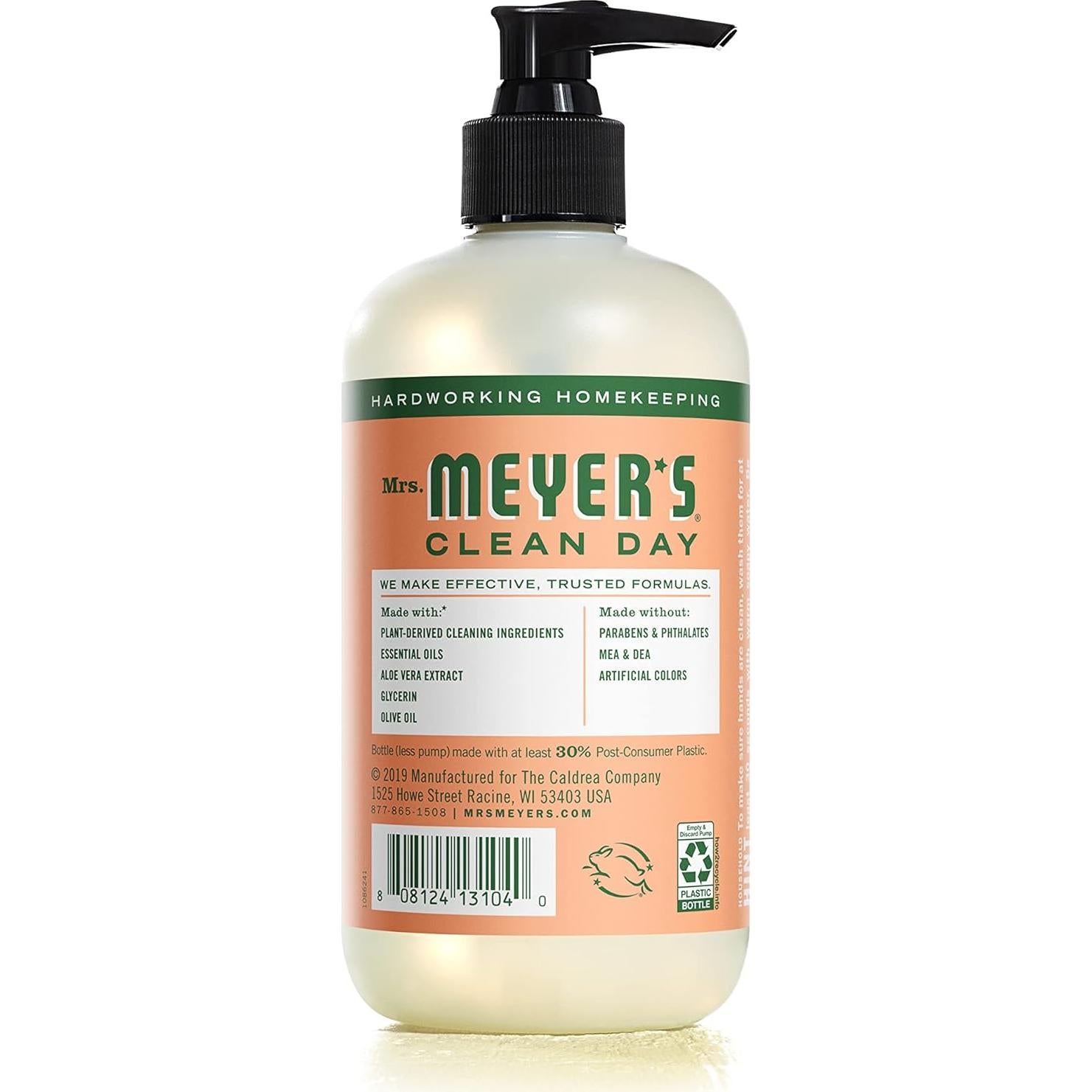 Jabón de Manos Mrs. Meyer's Clean Day Geranio 370 ml