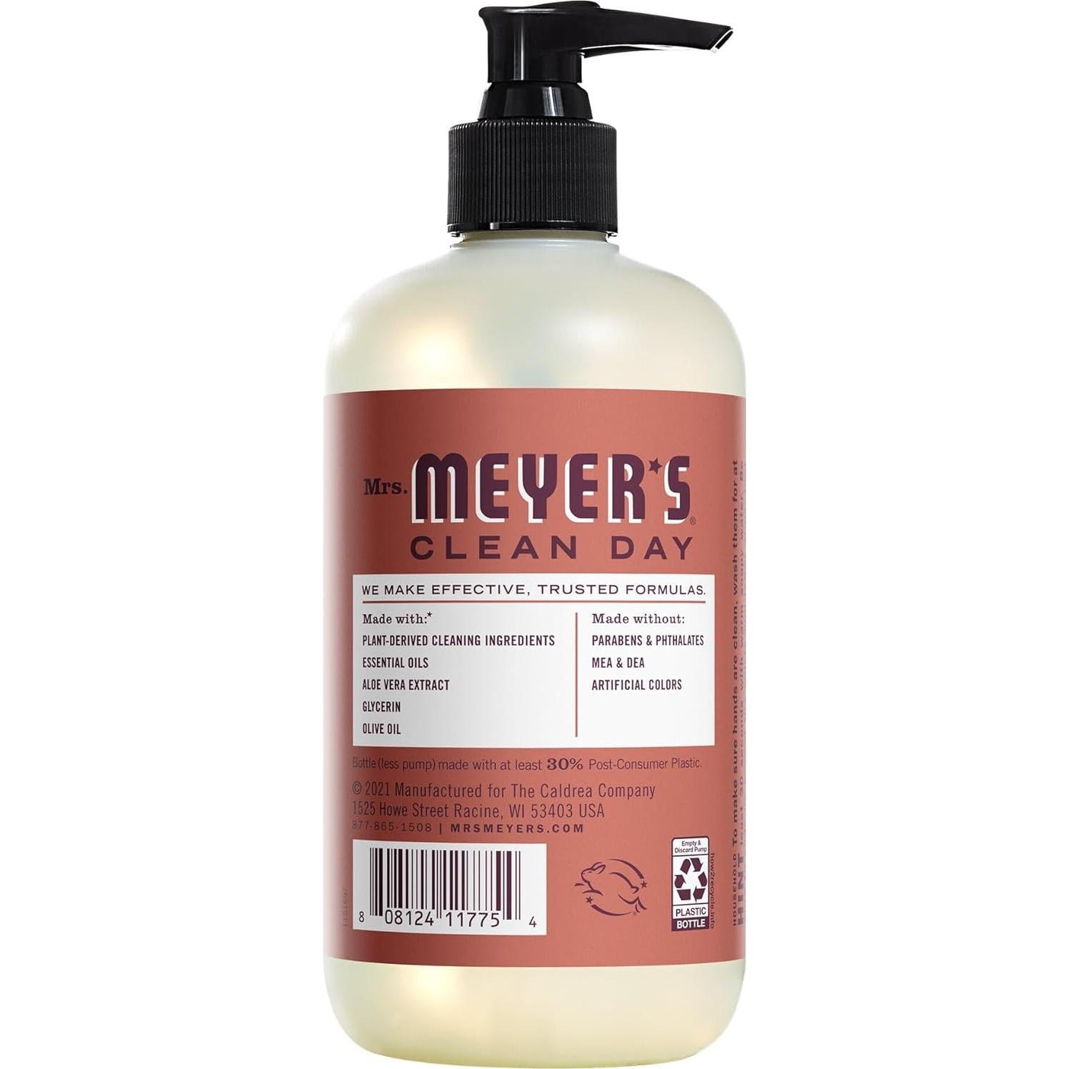 Jabón Líquido para Manos Sra. Meyer’s Clean Day 3x355ml Aroma Hojas de Otoño