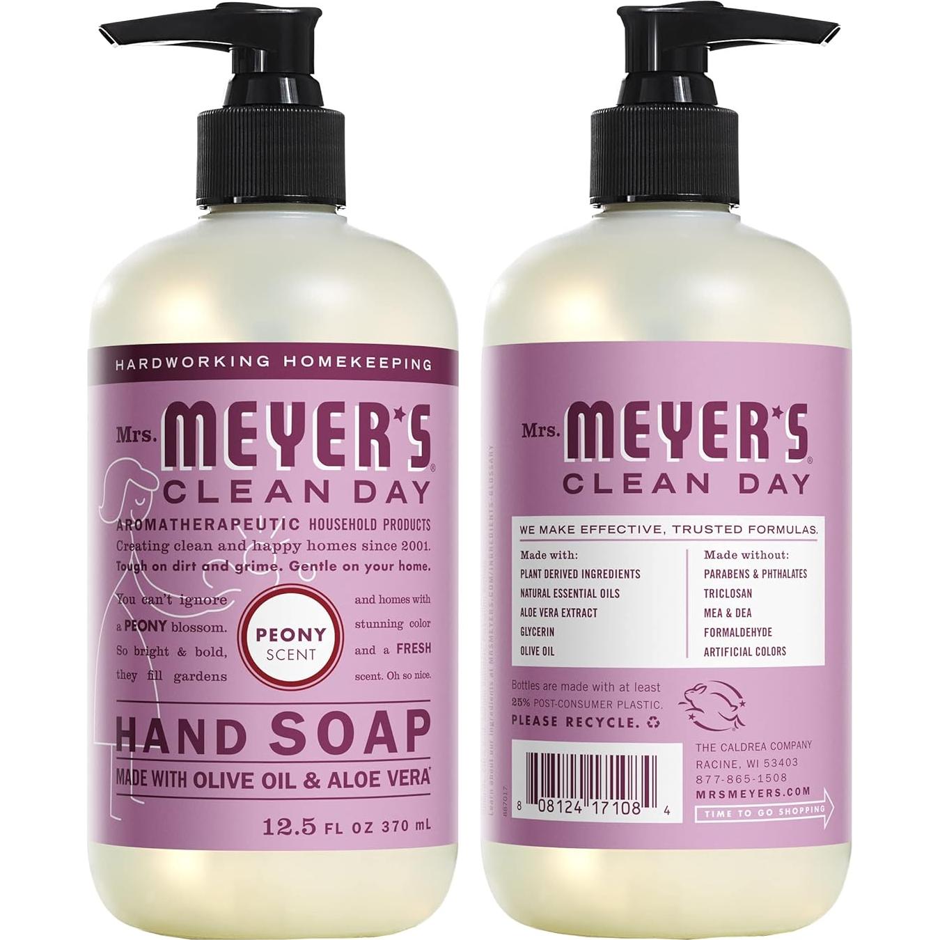 Juego de Limpieza Scent Mrs. Meyer's Peonía 3 Piezas