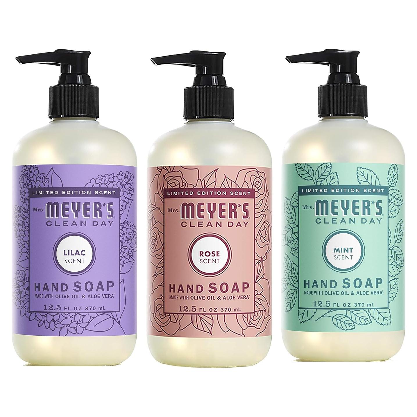 Jabón Líquido de Manos Mrs. Meyer's - 3 Fragancias Jardín