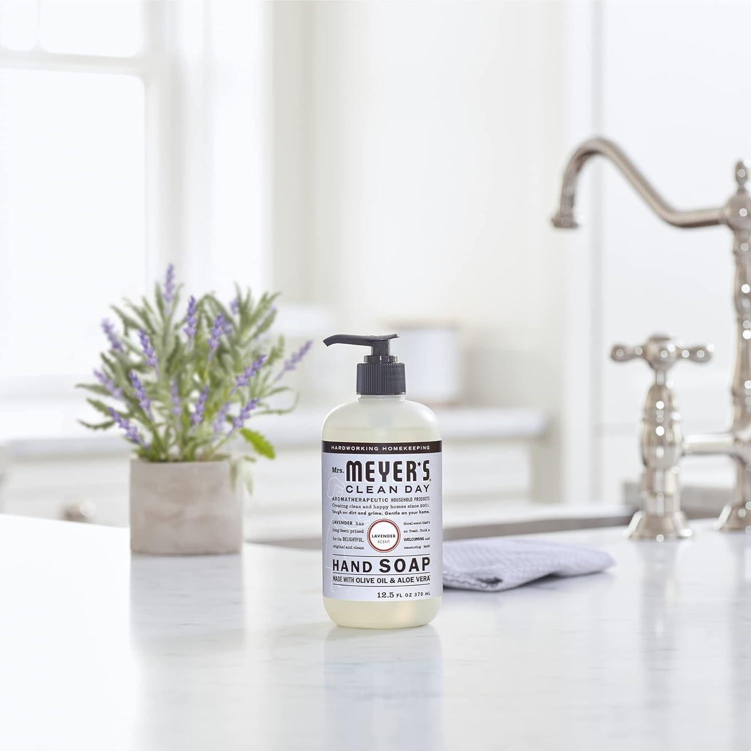 Set de Regalo de Limpieza de Cocina Mrs. Meyer's - Jabón y Limpiador