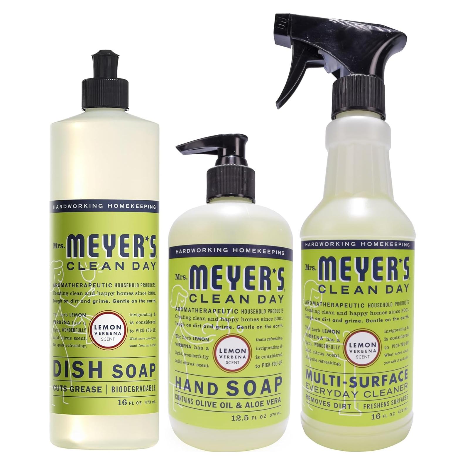 Set de Cocina Mrs. Meyer's Clean Day - Jabón y Limpiador Verbena