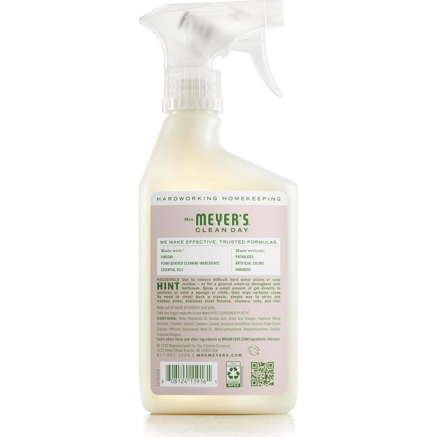 Spray Limpiador en Gel de Vinagre Mrs. Meyer's 473 ml - Flor de Manzana