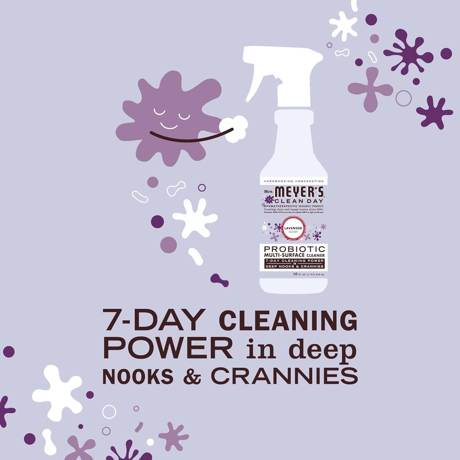 Limpiador Multi-Superficies Probiotico Mrs. Meyer's Lavanda 473 ml
