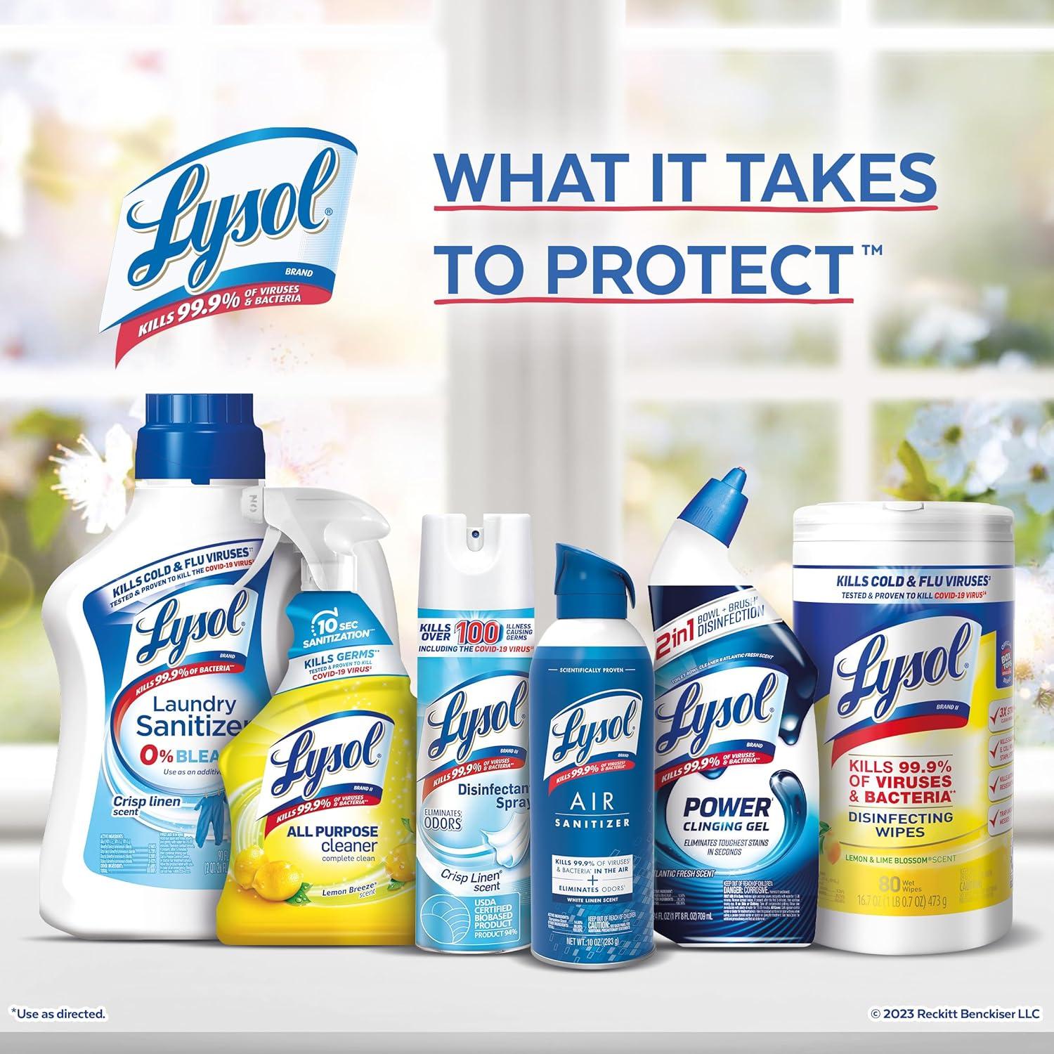 Limpiador Multi-Superficie Lysol 1.36kg Esencia Limón Brillante
