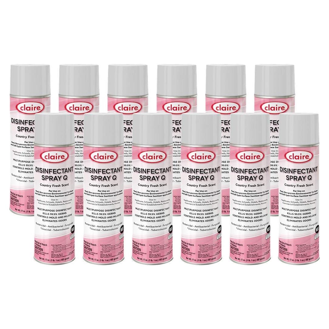 Spray Desinfectante Multipropósito Claire CL1001 - 12 Pack 500ml