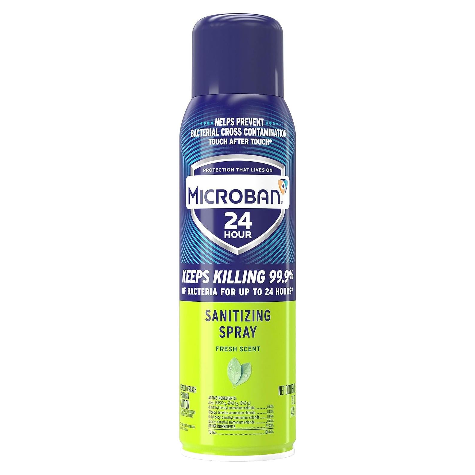 Desinfectante Spray Microban 24 Horas 425g Aroma Fresco