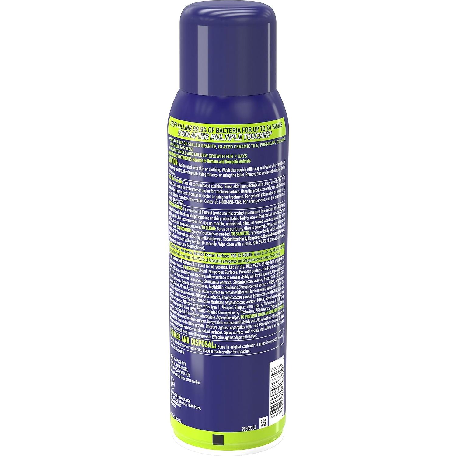 Desinfectante Spray Microban 24 Horas 425g Aroma Fresco