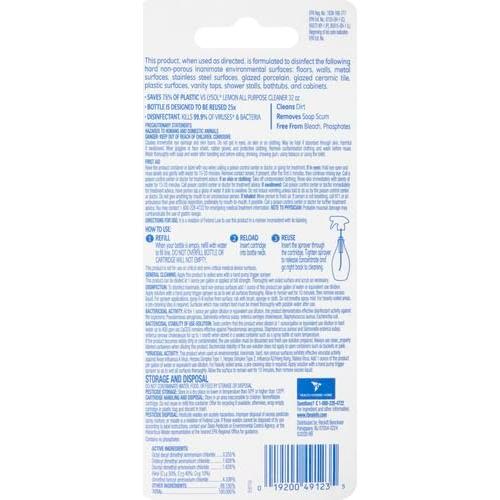 Lysol Limpiador Multiusos Inteligente Recarga Cascada Fresca 11.5 ml