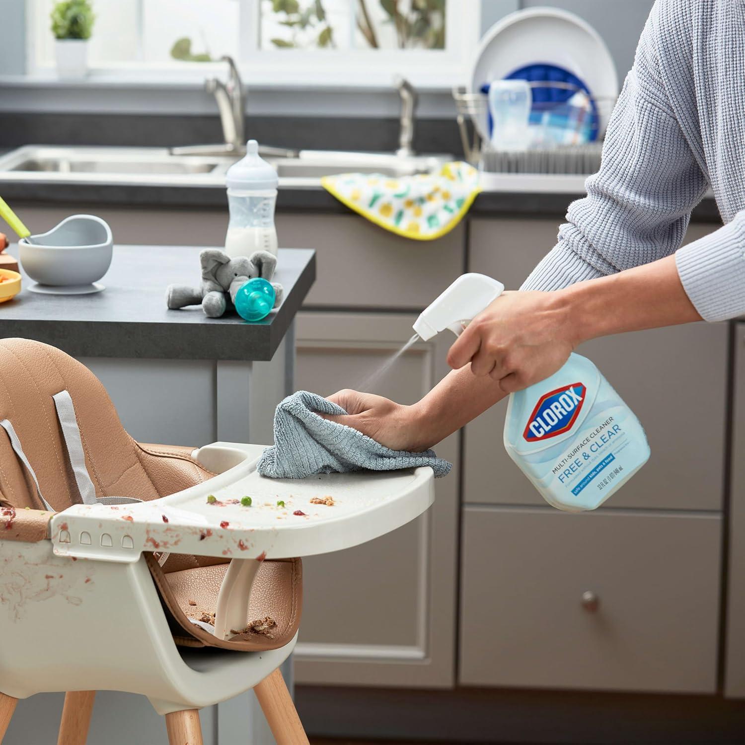 Limpiador Multi Superficies Clorox Libre y Claro 0.95L Paquete 3