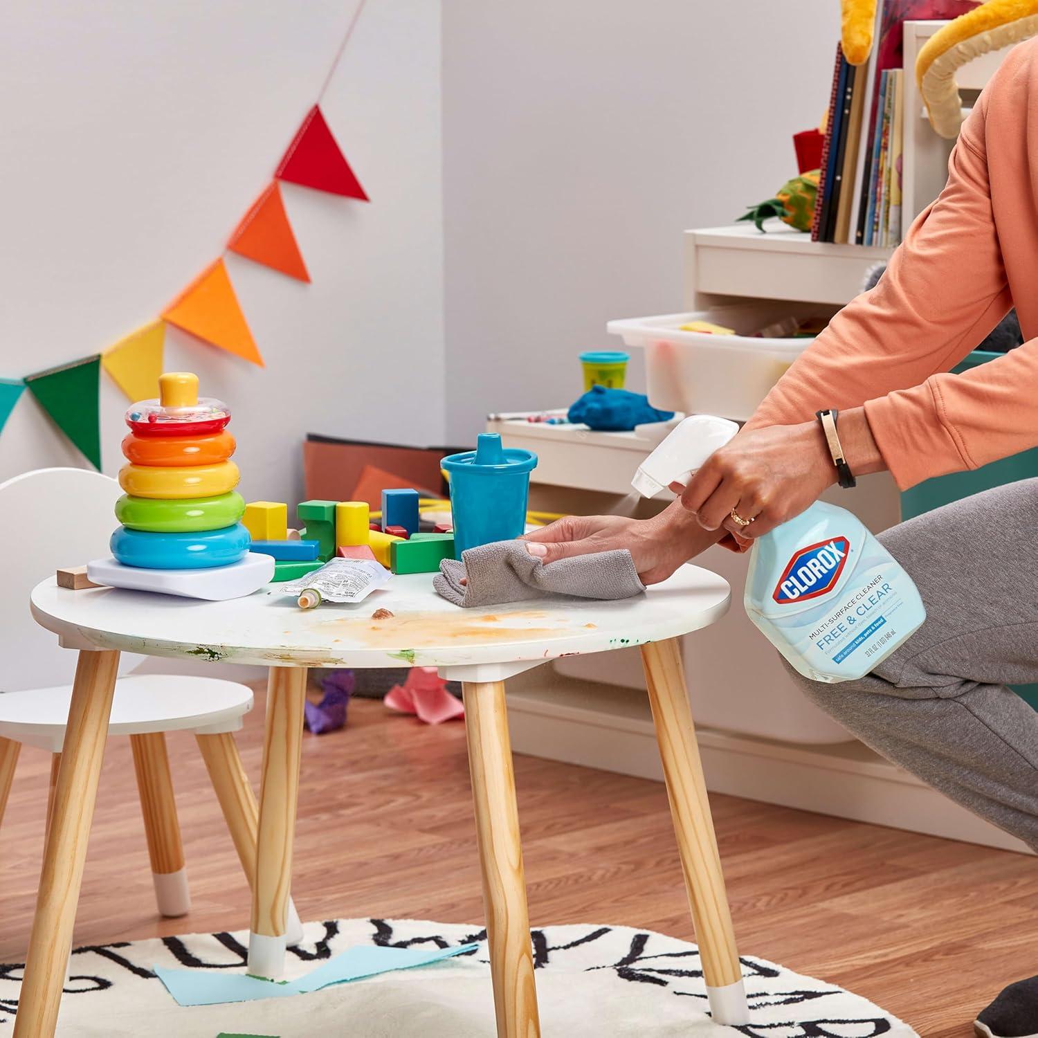 Limpiador Multi Superficies Clorox Libre y Claro 0.95L Paquete 3