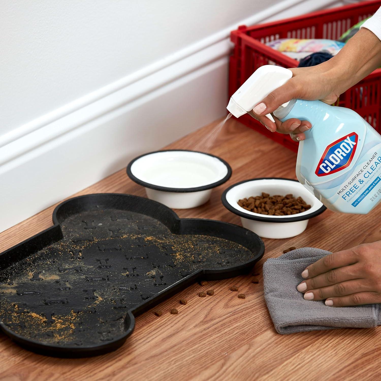 Limpiador Multi Superficies Clorox Libre y Claro 0.95L Paquete 3