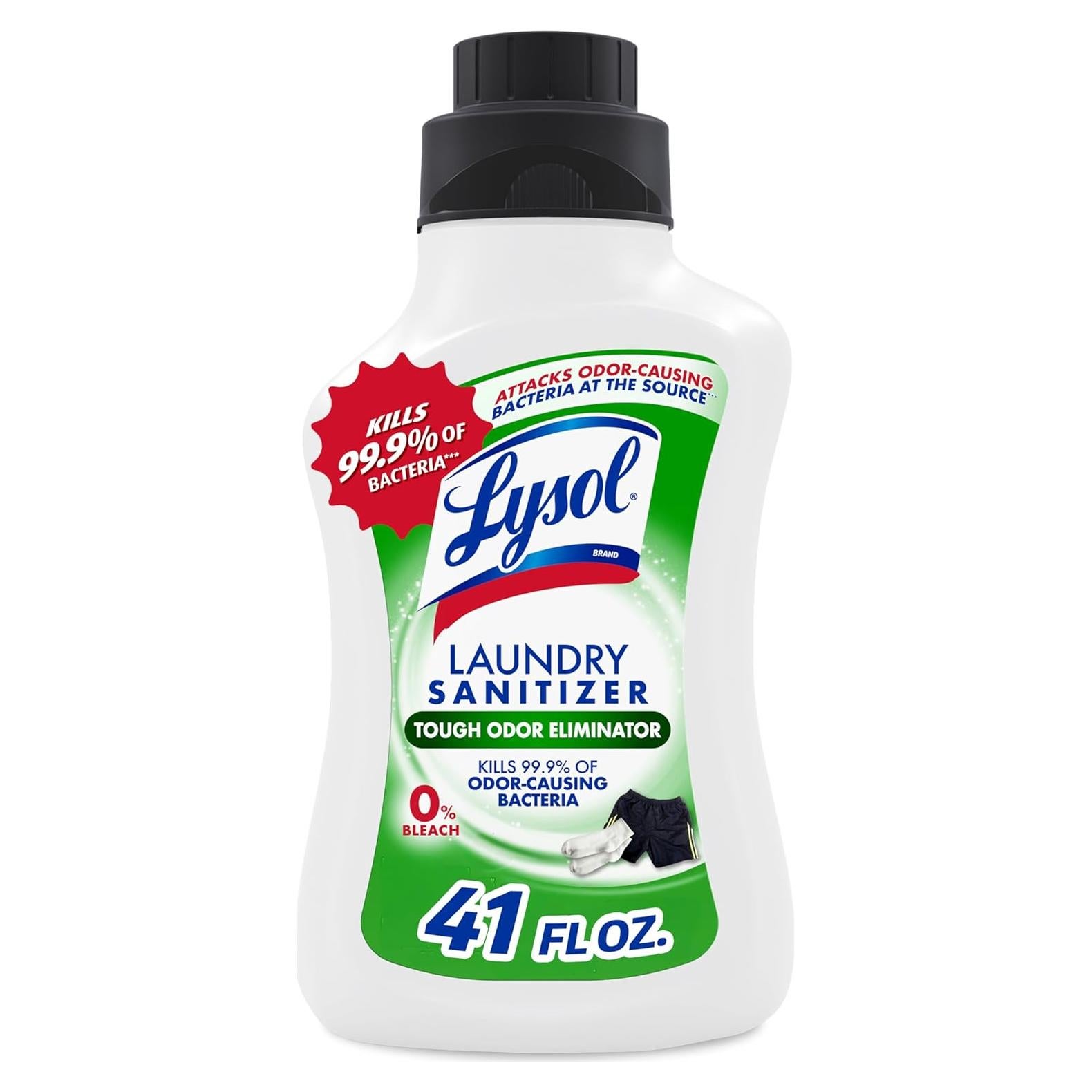 Lysol Sanitizante para Lavandería 1215ml - Elimina Olores Difíciles
