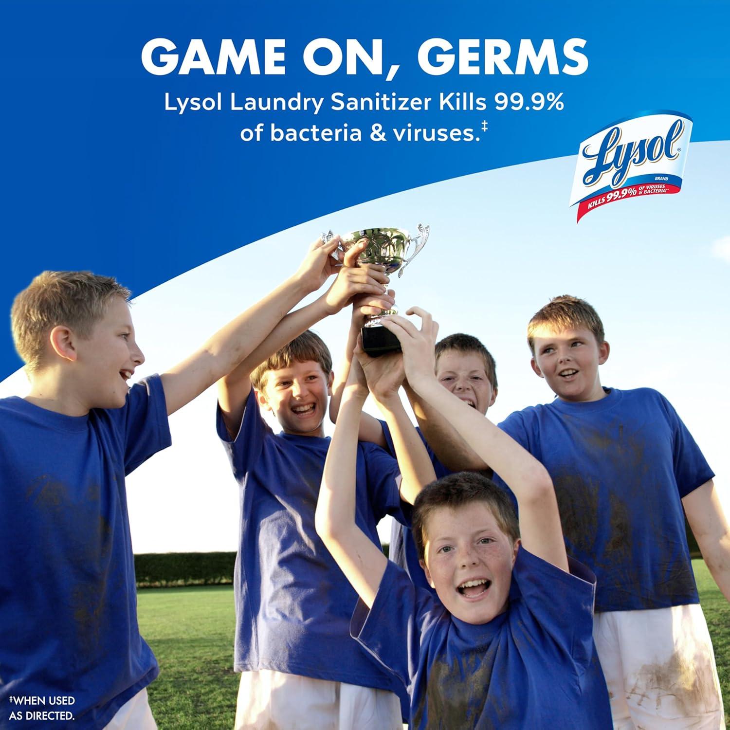 Lysol Sanitizante para Lavandería 1215ml - Elimina Olores Difíciles