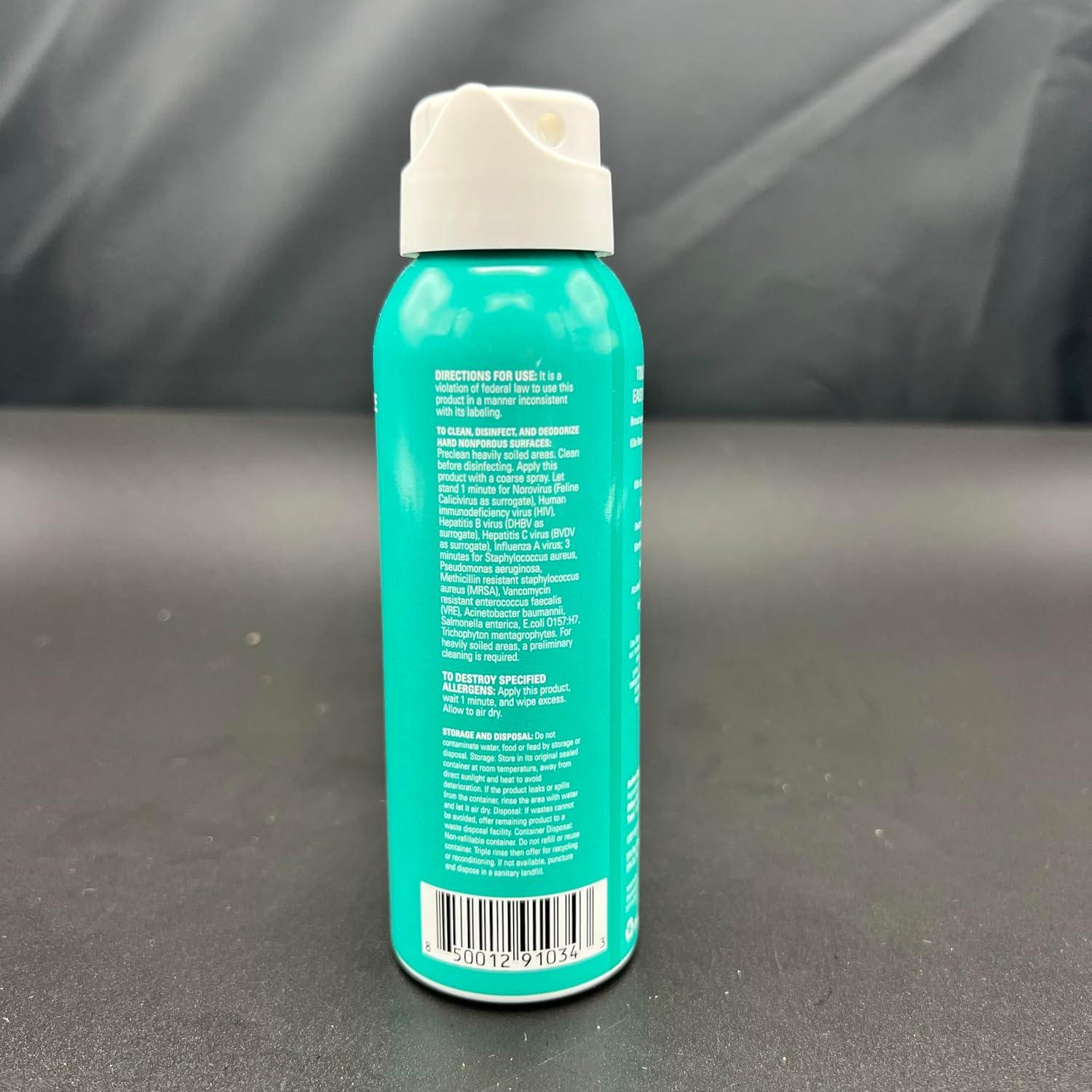 Desinfectante Aerosol Spray Purefy 96g - Aprobado TSA, Eficaz 99.9999%