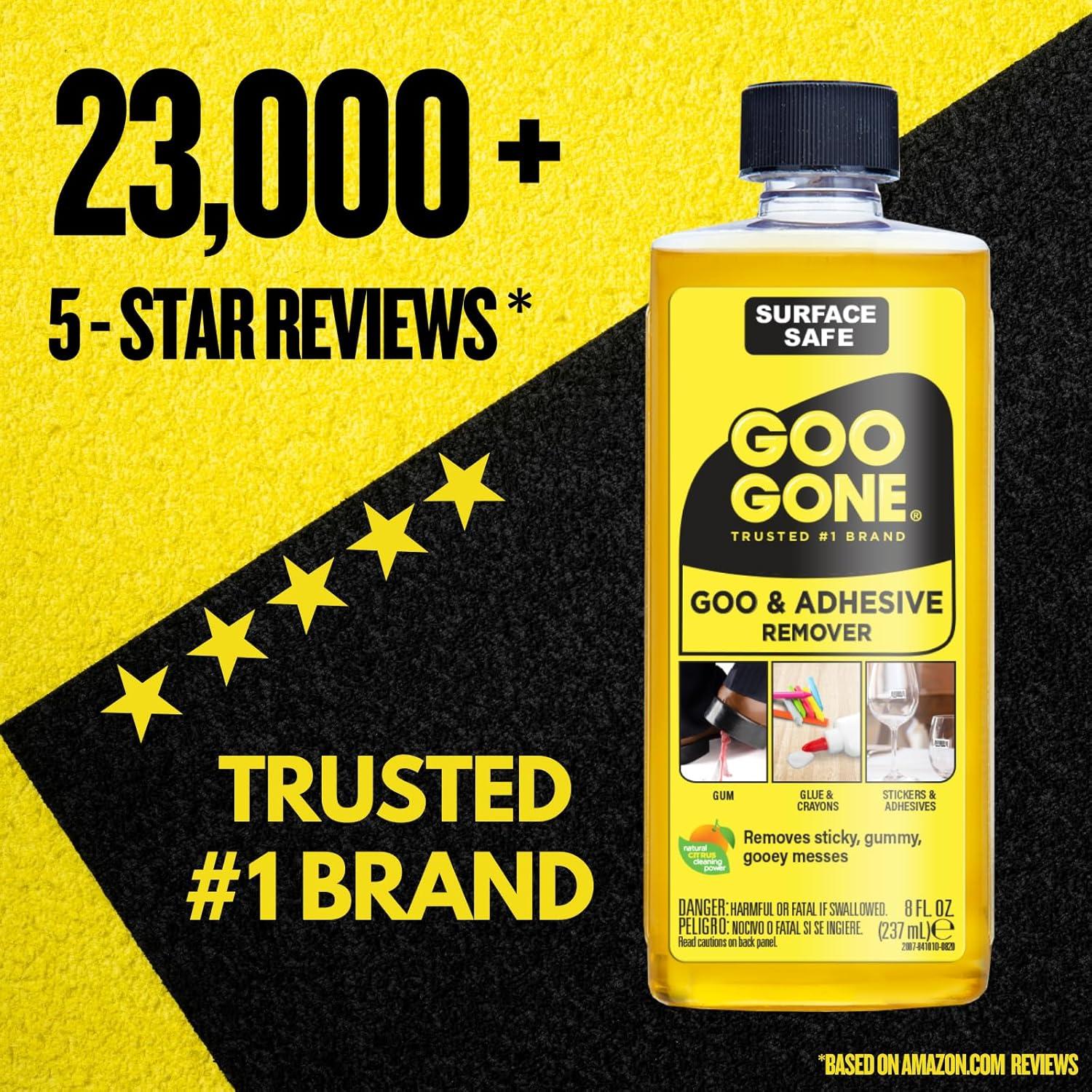 Goo Gone Removedor de Adhesivos 236.6 ml - Elimina Chicle y Más
