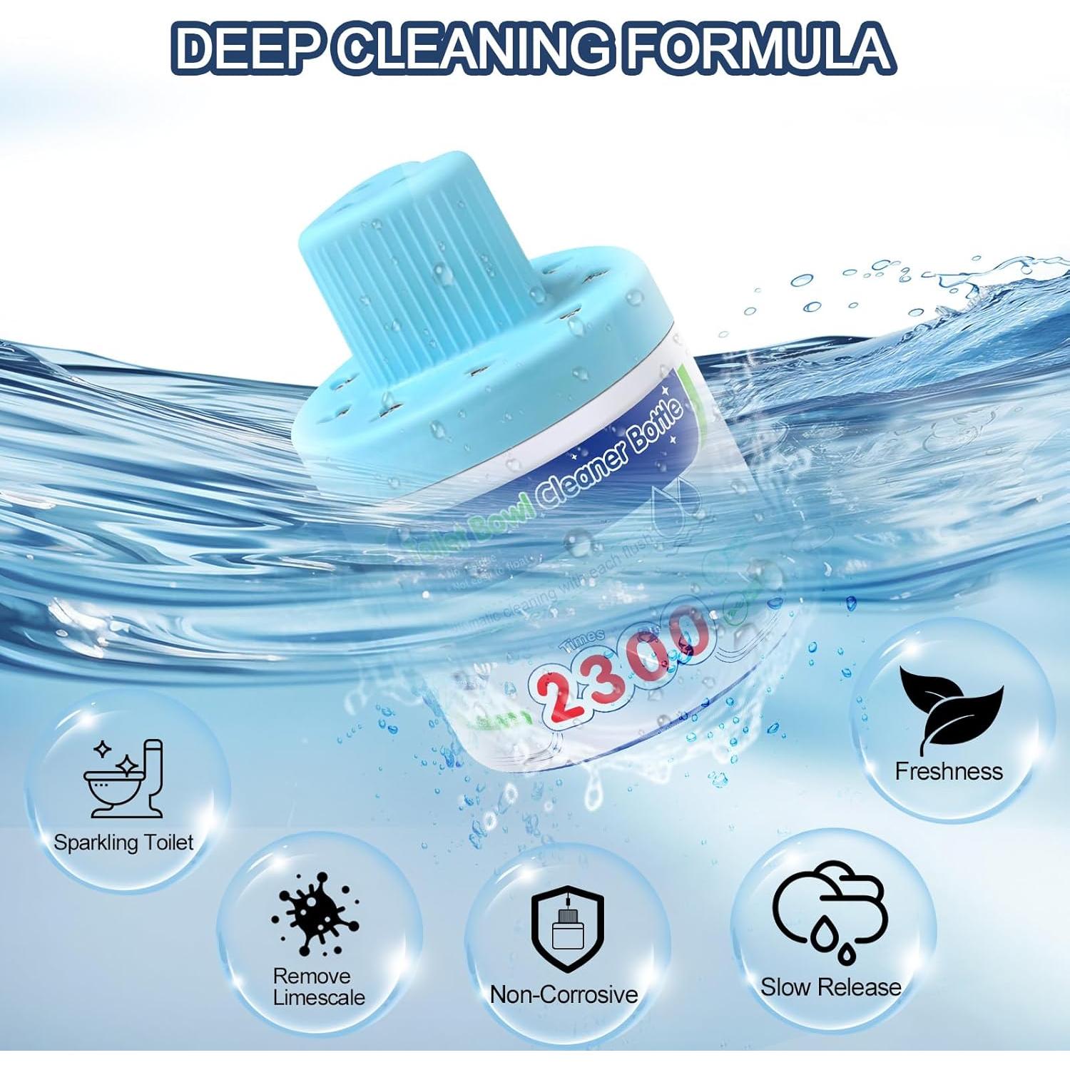 Limpiador de Inodoro Msvvko - Tabletas Azul, Paquete de 6