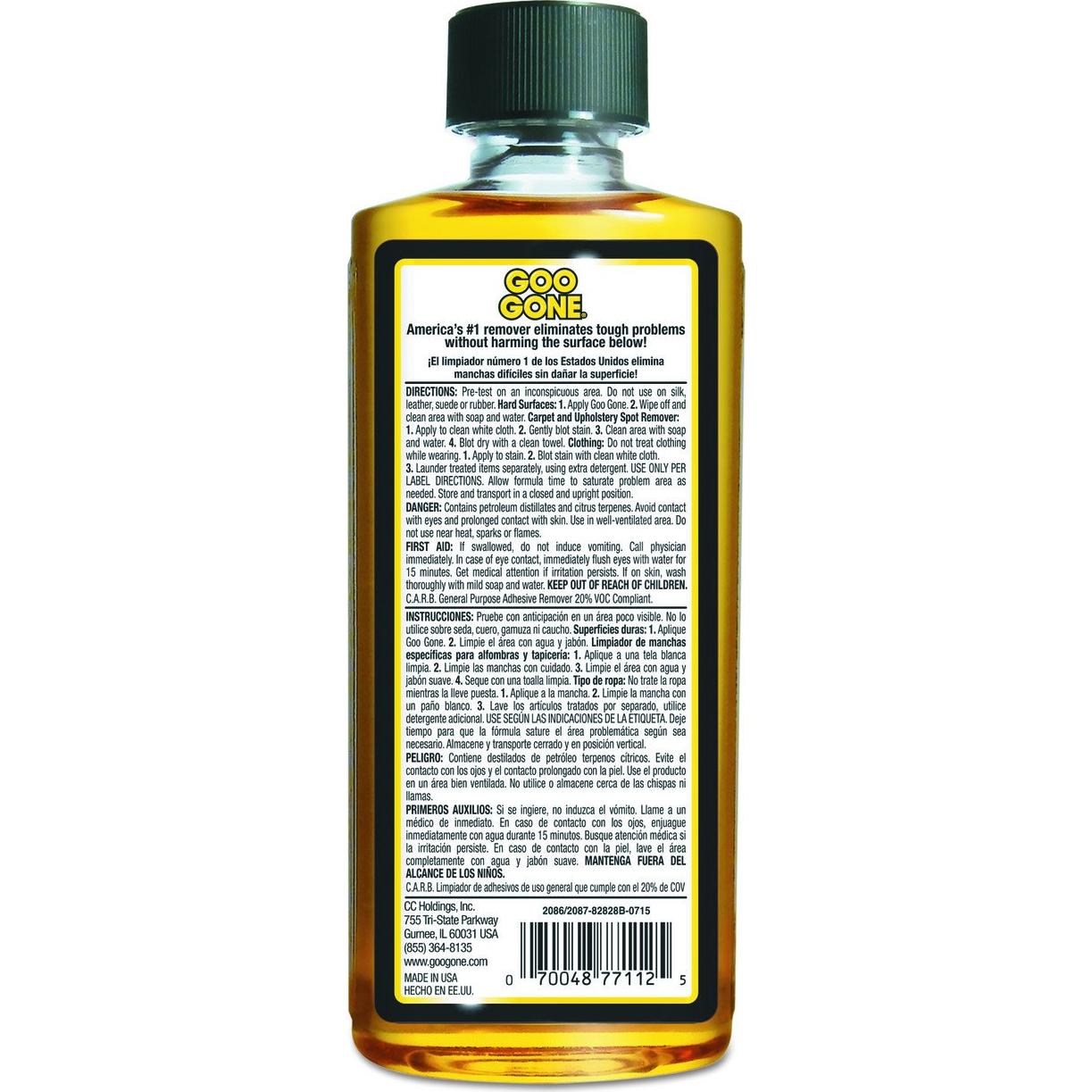 Limpiador Goo Gone 2087 Original 236.6 ml Aroma Cítricos - Paquete 12