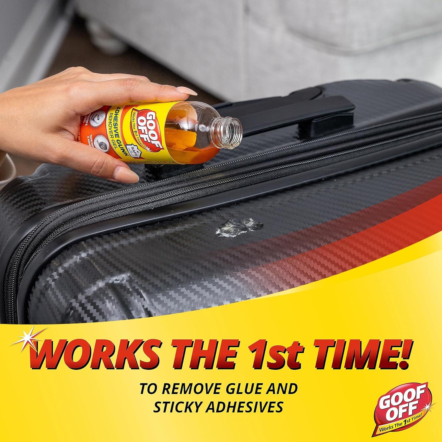 Removedor de Gunk Adhesivo Goof Off 236.6 ml - Elimina Etiquetas y Residuos