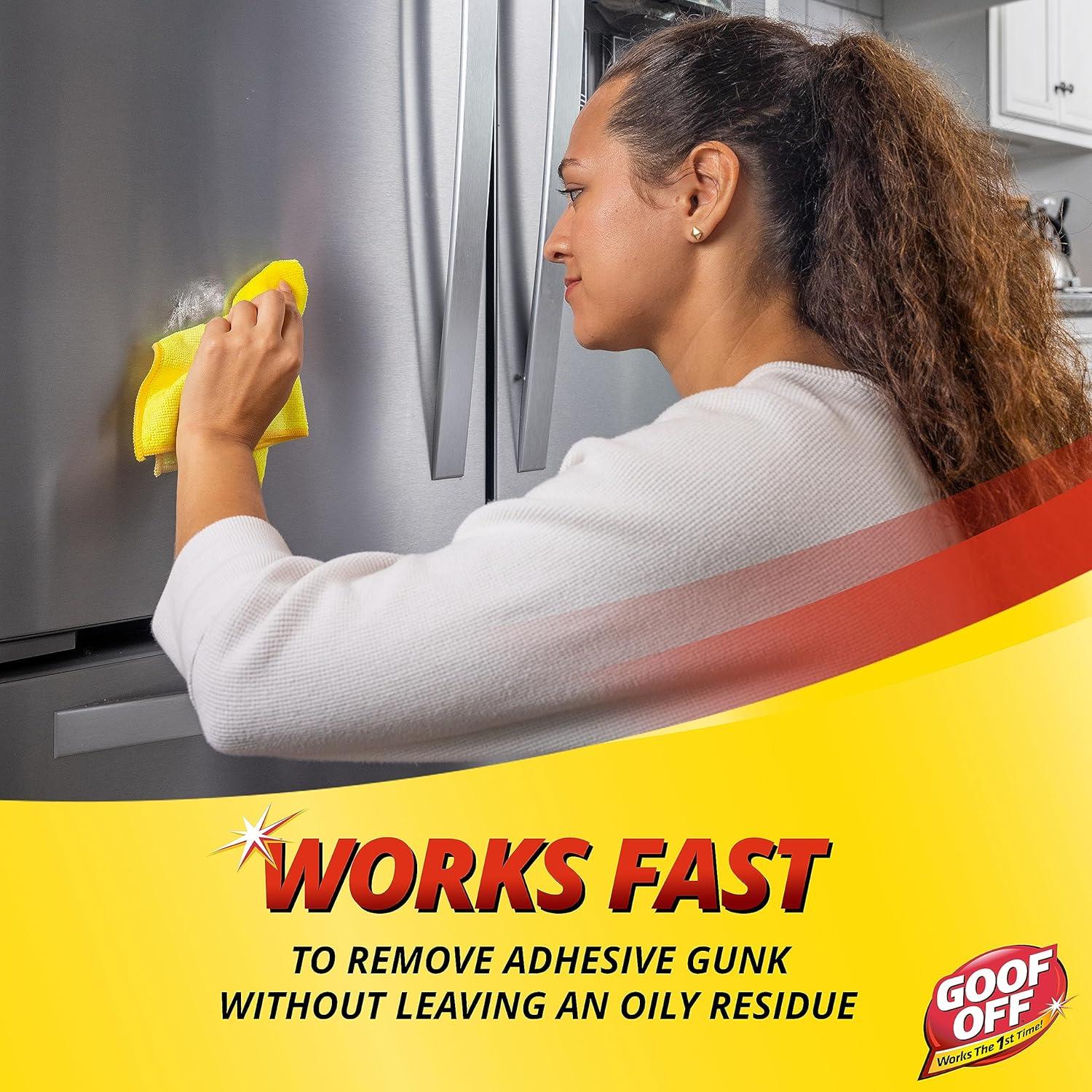 Removedor de Gunk Adhesivo Goof Off 236.6 ml - Elimina Etiquetas y Residuos