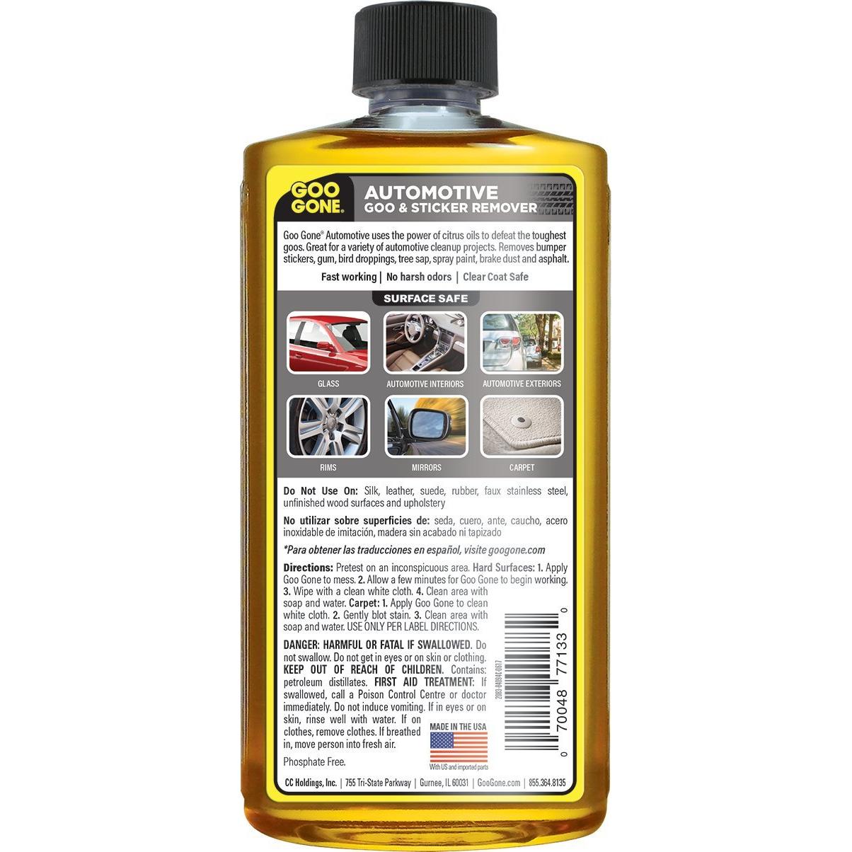 Goo Gone Automotriz - Limpiador Interiores y Carrocerías 473 ml