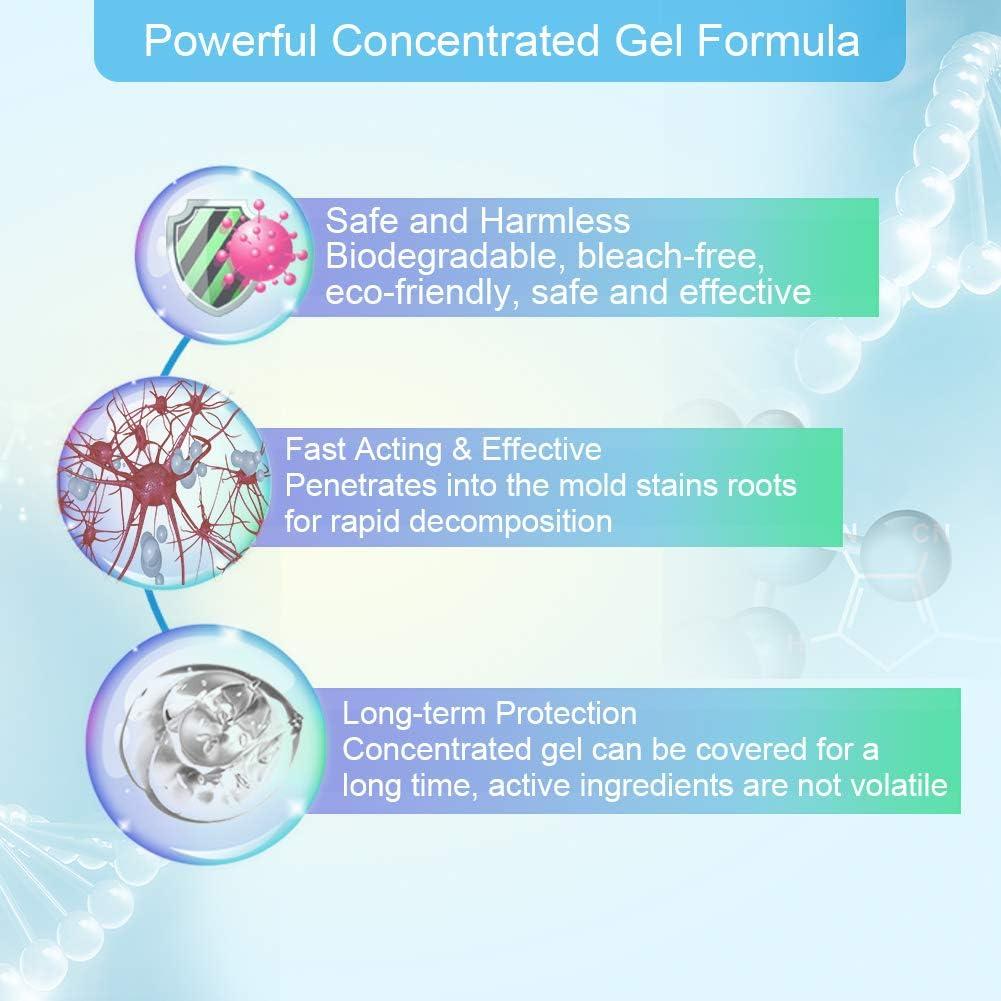 Limpiador de Manchas de Moho FOLLOWIN Gel 236.6ml para Hogar