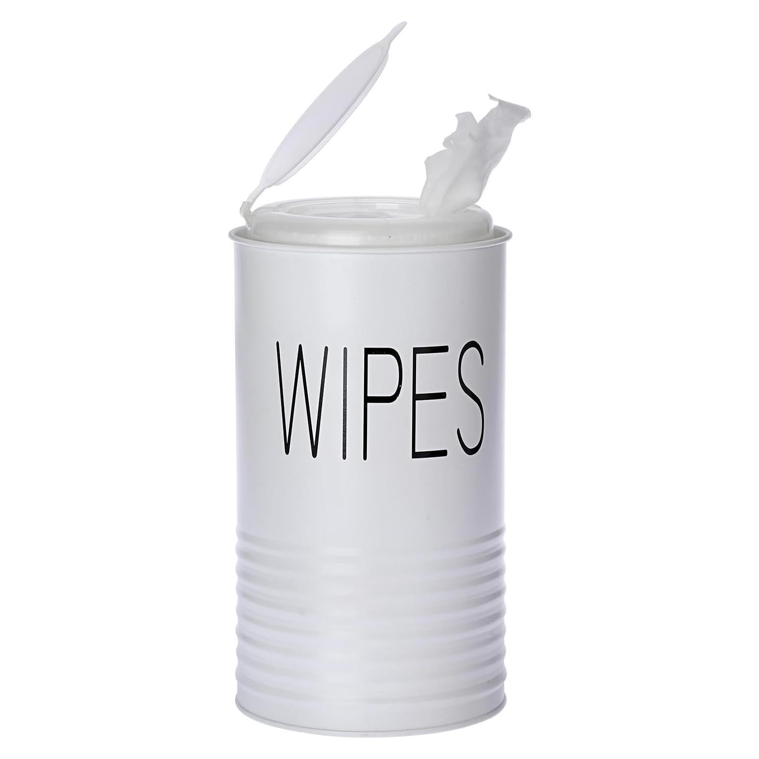 Dispensador de Toallitas Kokone Blanco de Hierro Galvanizado 21x12cm