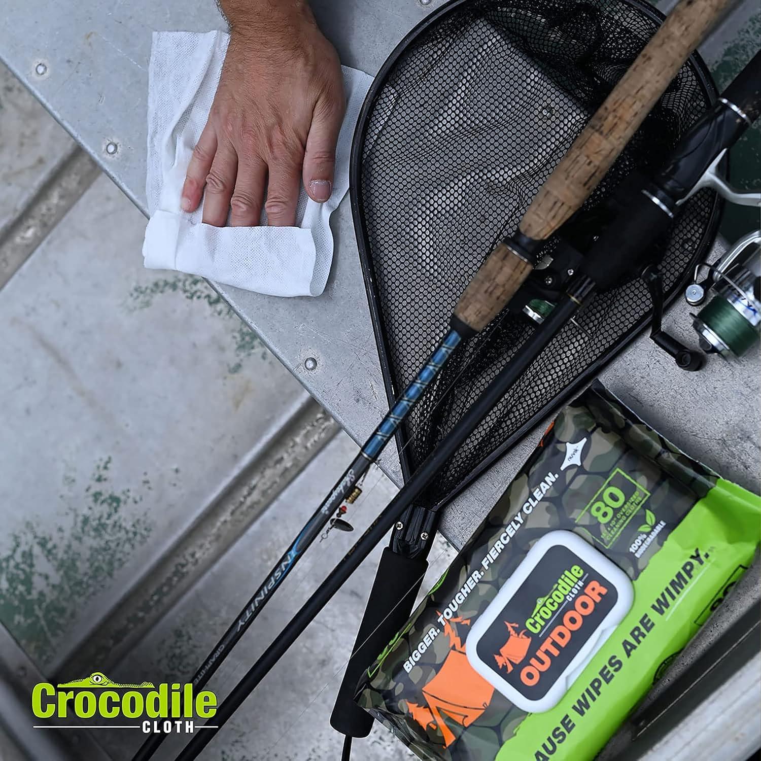 Toallitas de Limpieza para Exteriores Crocodile Cloth - 80 Unidades