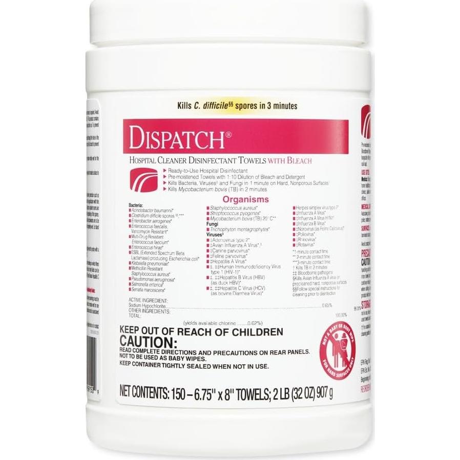 Toallitas Desinfectantes Clorox Healthcare 8 Caja 20.25x10.25 cm