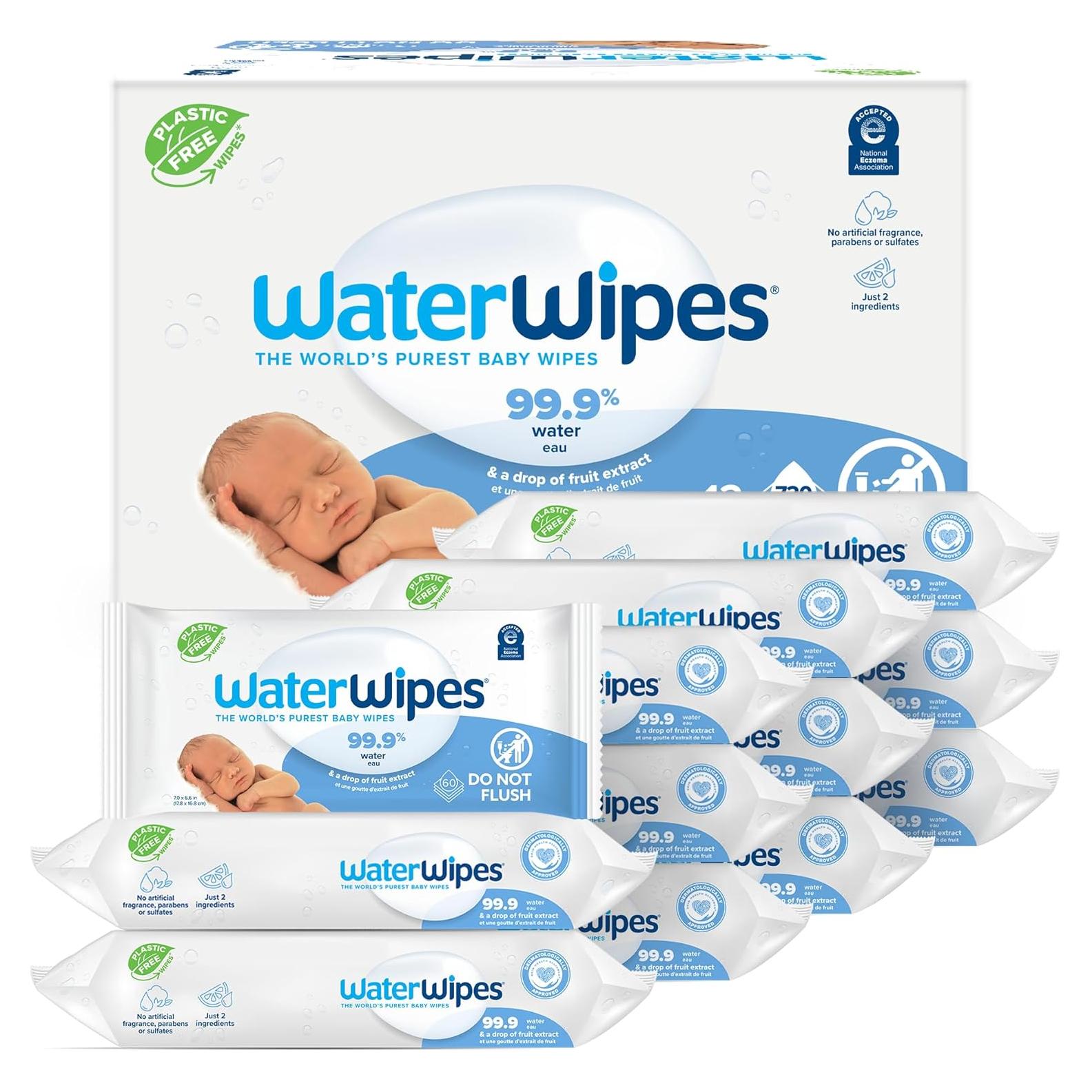 Toallitas Húmedas WaterWipes Sensitive+ 720 Unidades para Bebés