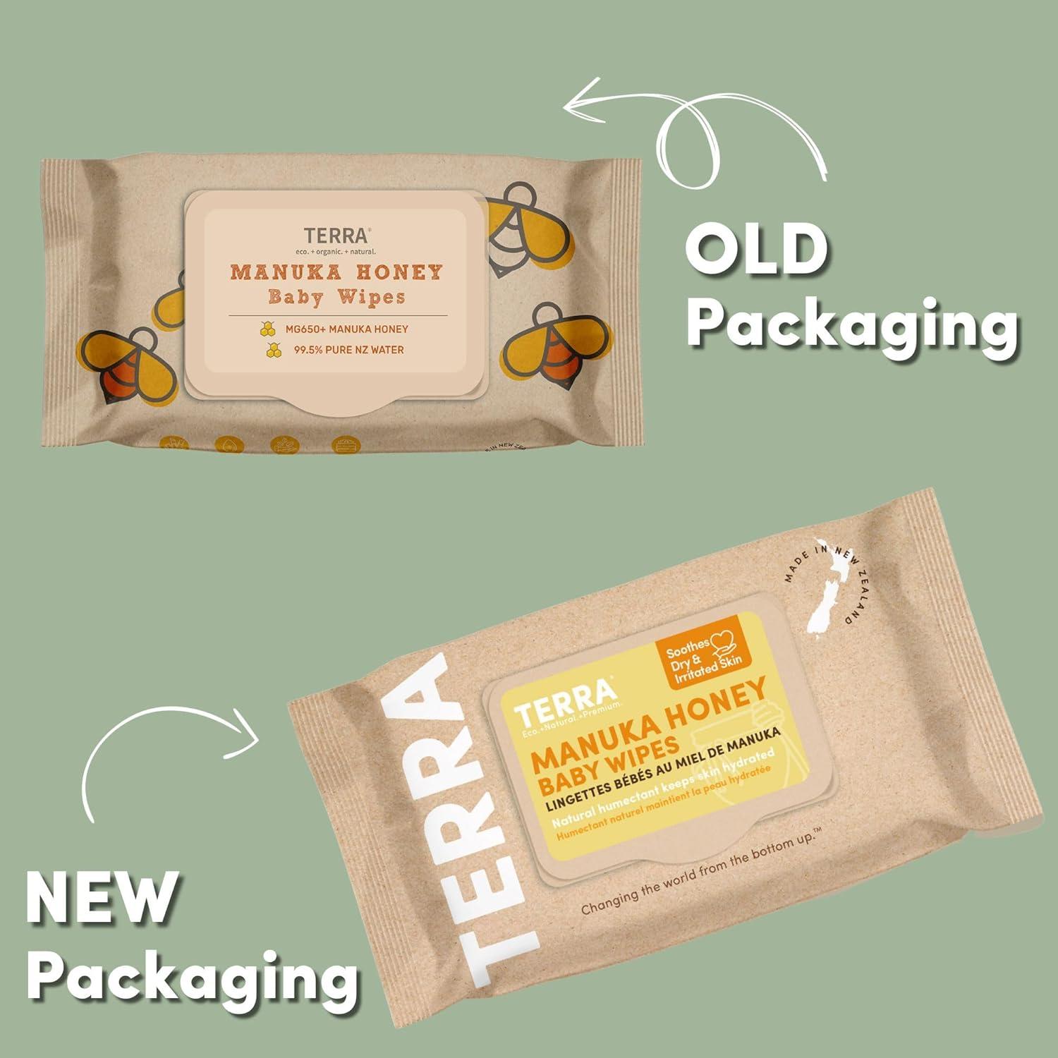 Toallitas Húmedas para Bebés Terra Bamboo 70 Unidades Miel de Manuka