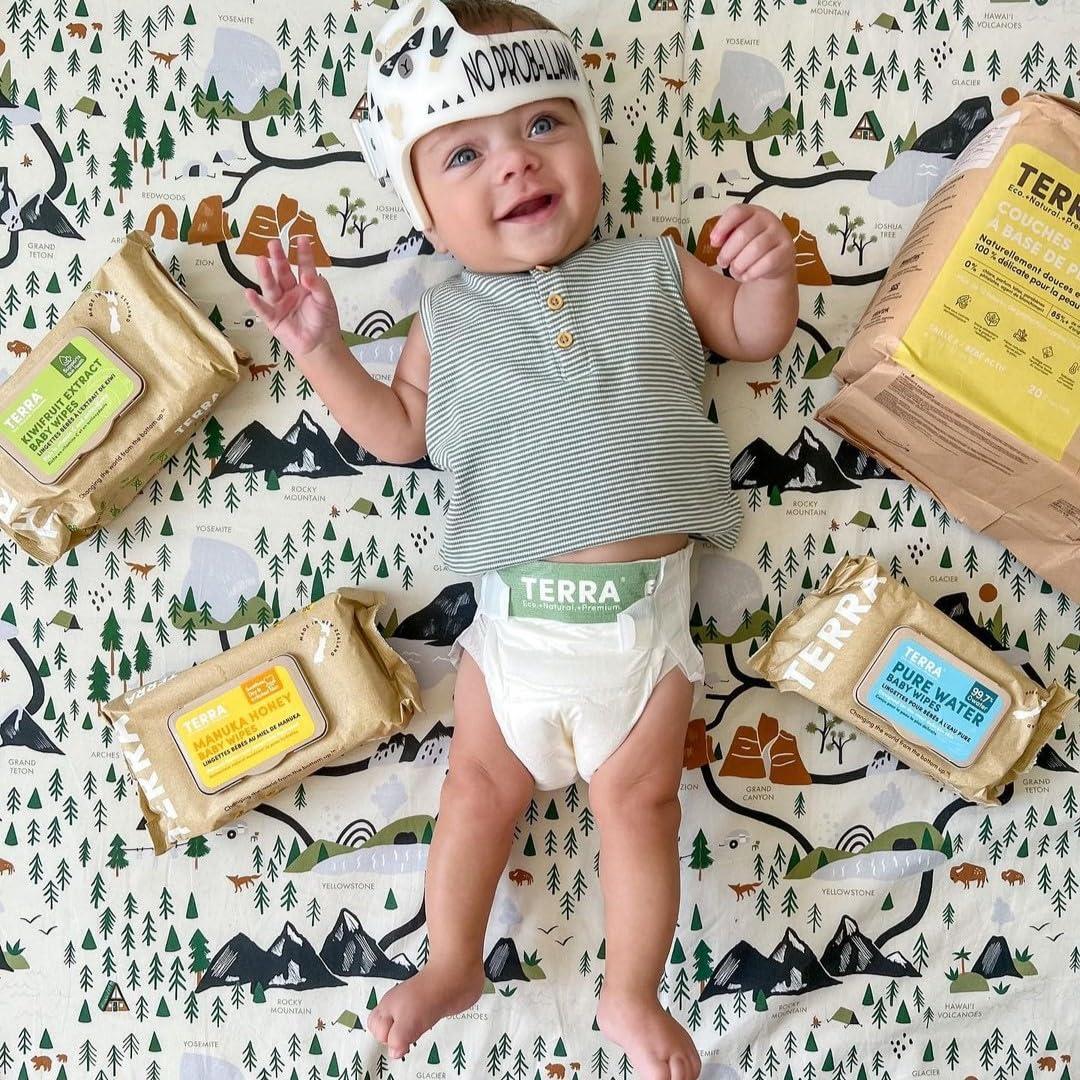 Toallitas Húmedas para Bebés Terra Bamboo 70 Unidades Miel de Manuka