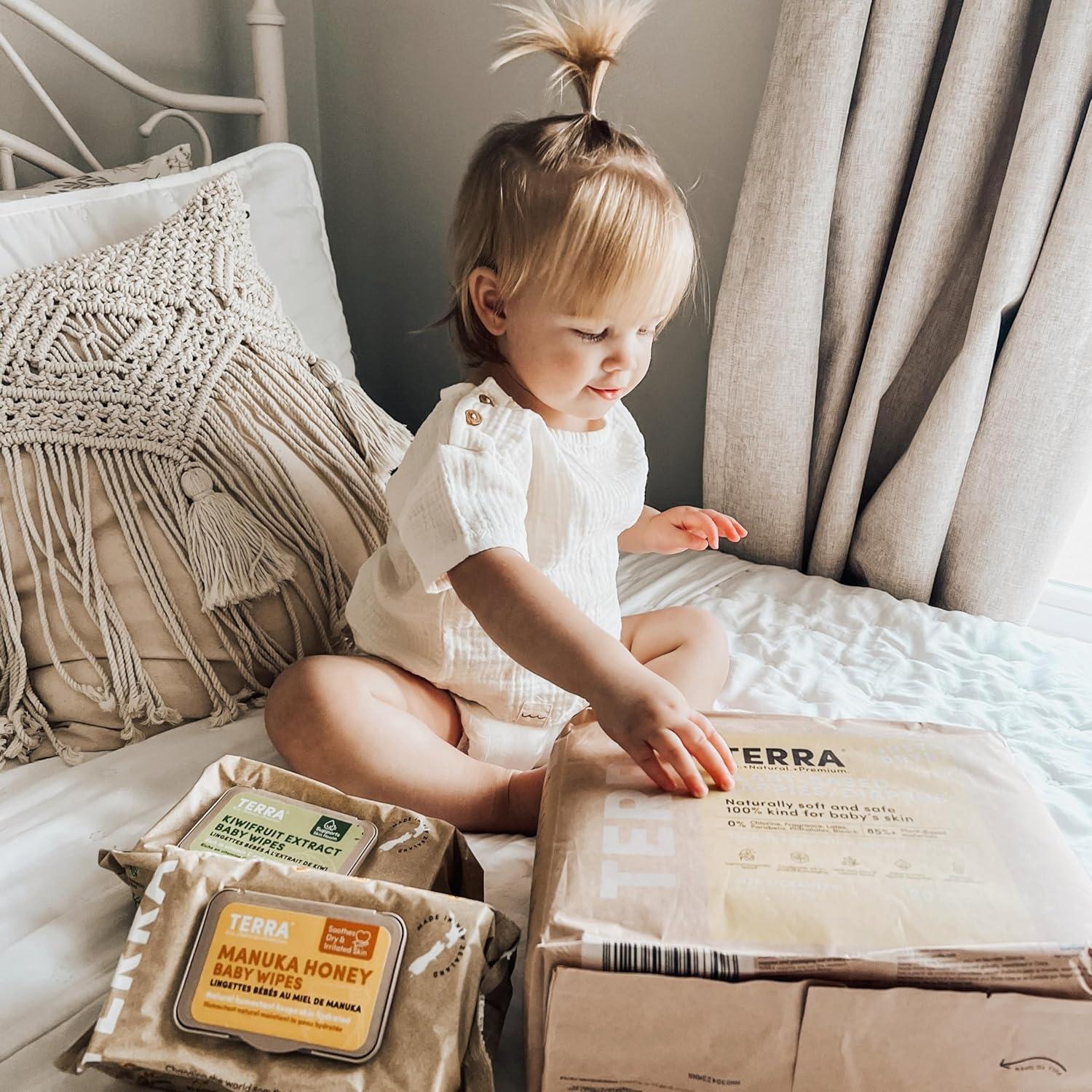 Toallitas Húmedas para Bebés Terra Bamboo 70 Unidades Miel de Manuka