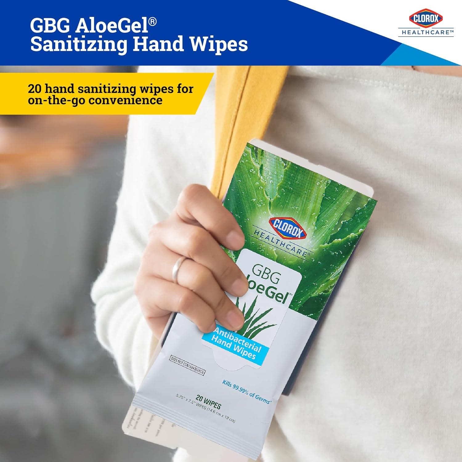 Toallitas Desinfectantes Clorox Healthcare 20 Unidades con Aloe