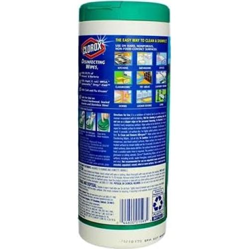 Toallitas Húmedas Desinfectantes Clorox Aroma Fresco 35 Unidades
