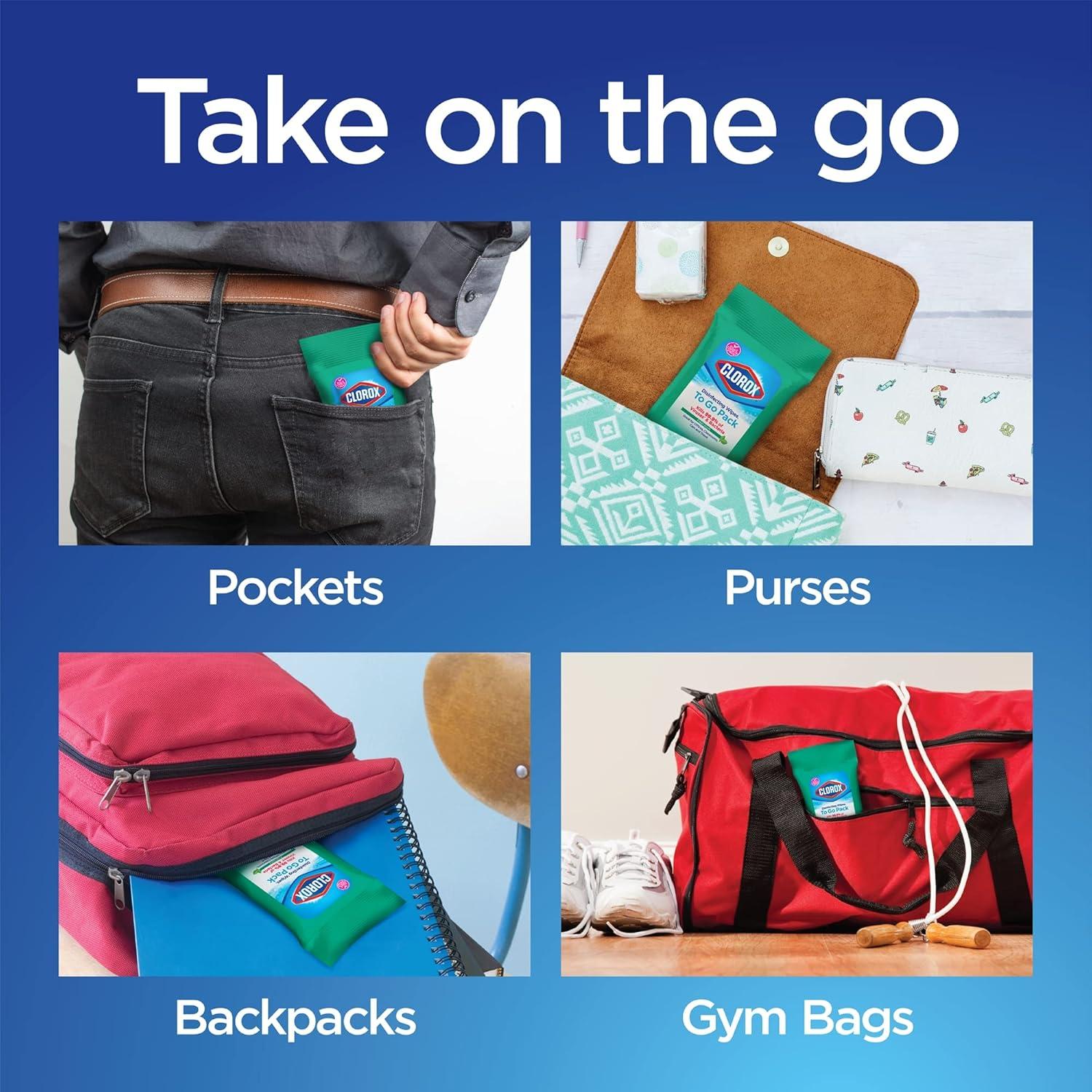 Toallitas Desinfectantes Clorox 24x9 y 3x75 unidades, Fragancias Frescas