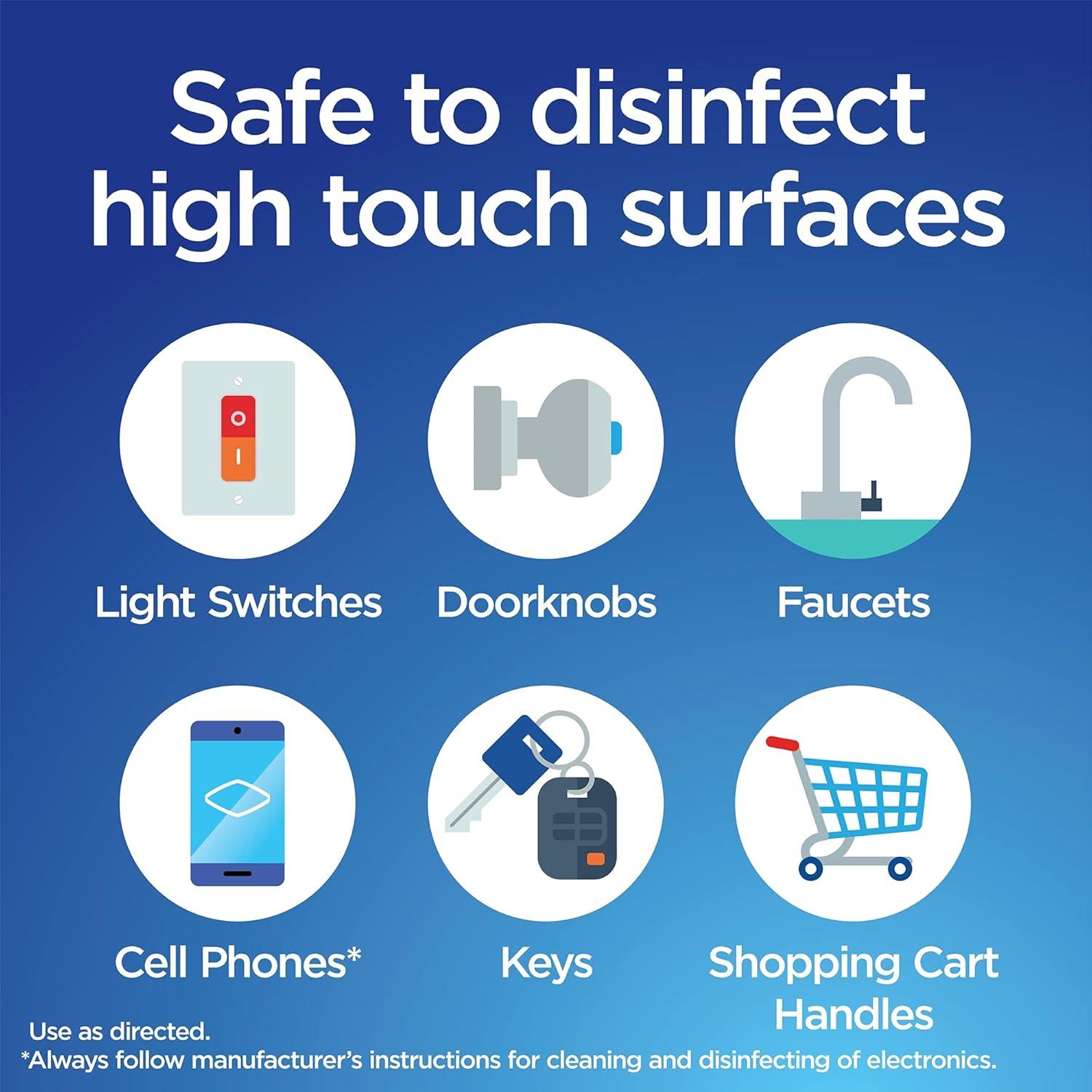 Toallitas Desinfectantes Clorox 24x9 y 3x75 unidades, Fragancias Frescas