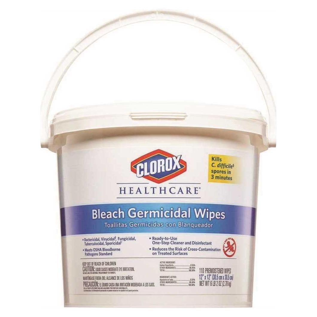 Toallitas Germicidas Tilex Bleach 30x30 cm Sin Fragancia 110 Unidades