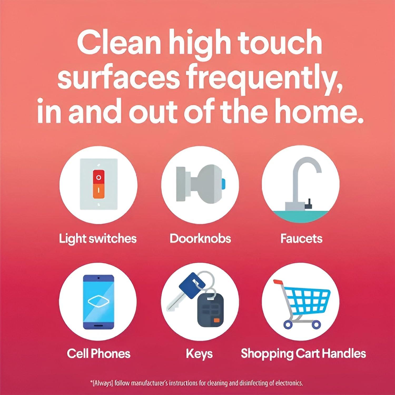 Clorox Limpiador Desinfectante Multi-Superficie Spray 0.95L y Toallitas 75 Unidades