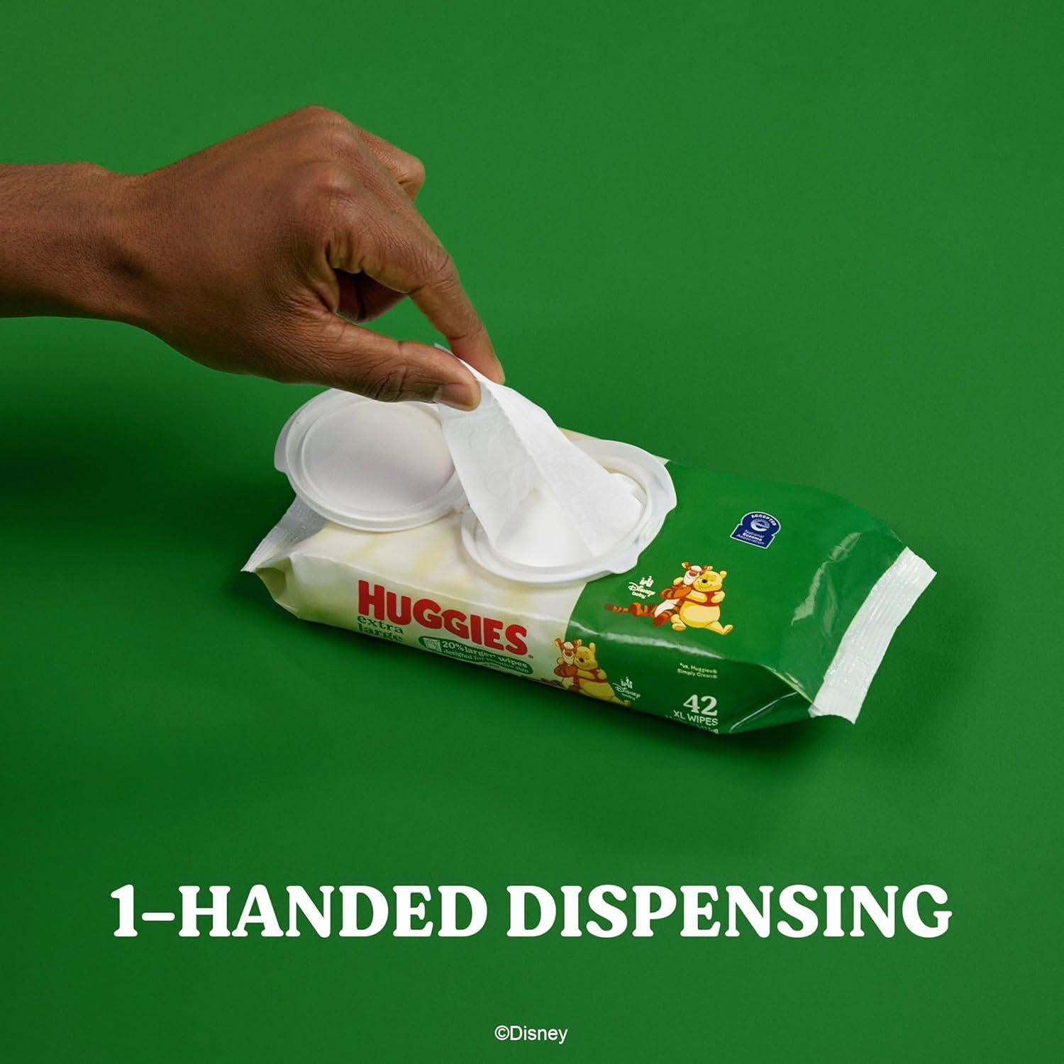 Toallitas Huggies Extra Grandes Sin Fragancia 378 Unidades