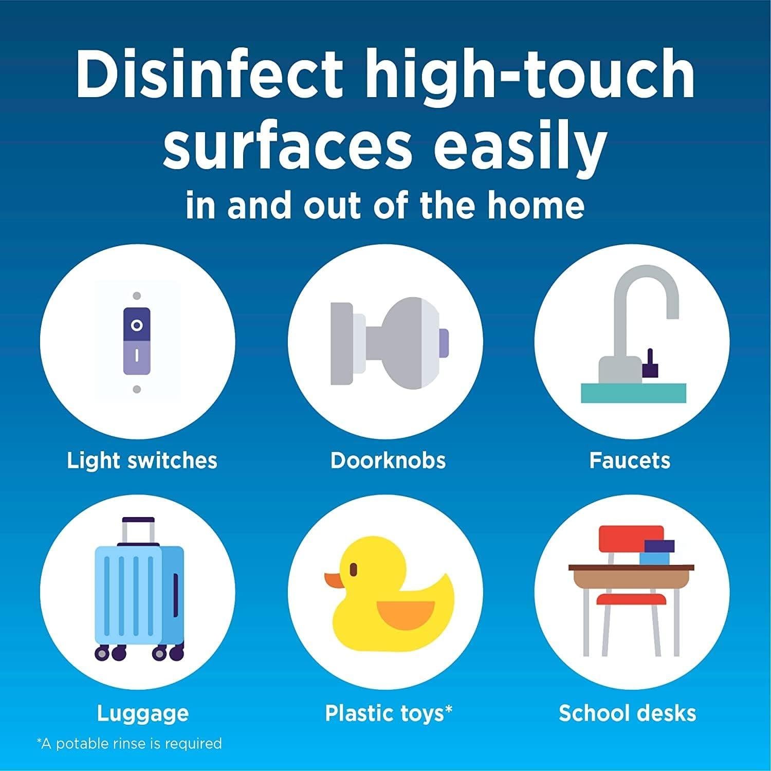 Paquete de limpieza Clorox Mist y toallitas desinfectantes 473 ml