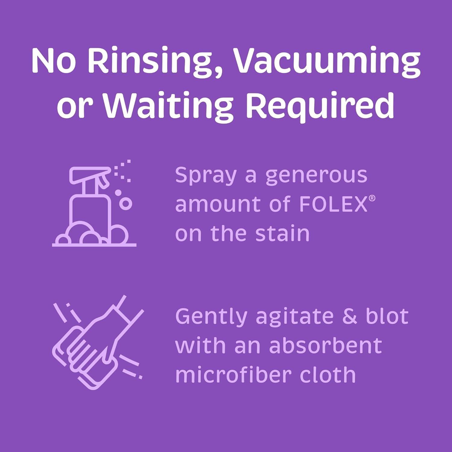 Kit de Quitamanchas Folex 2x32 oz + Paños Microfibra 15x15 in